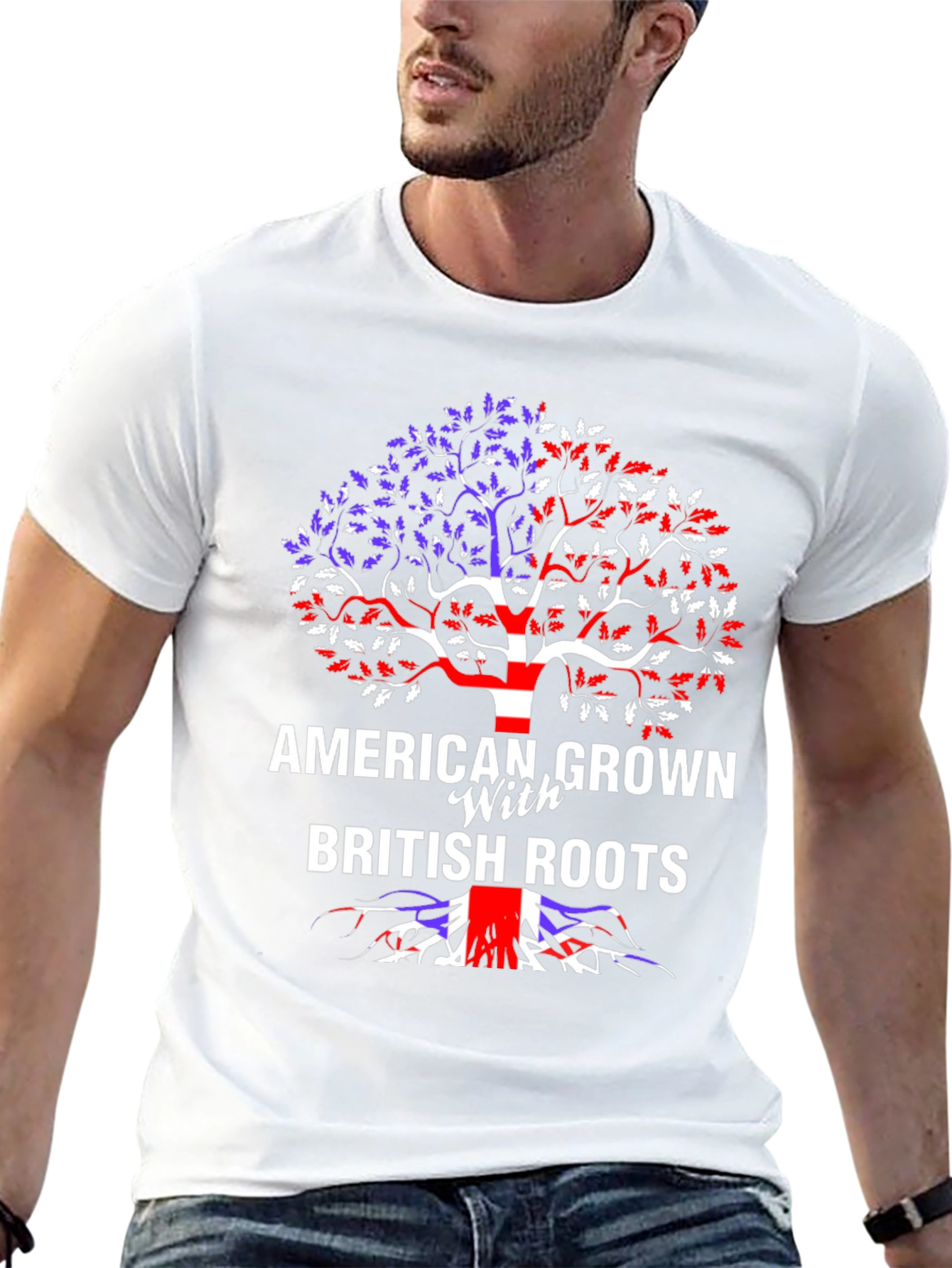 American Grown with British Roots Graphic Tee