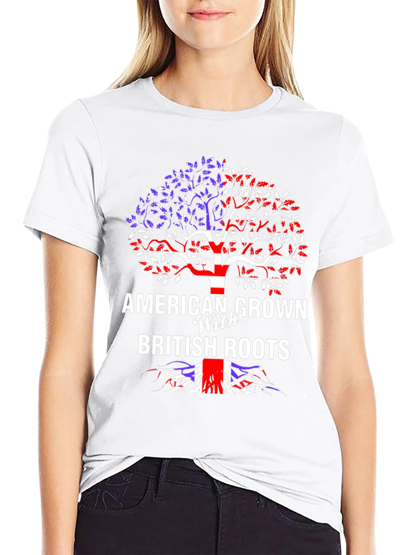 American Grown with British Roots Graphic Tee