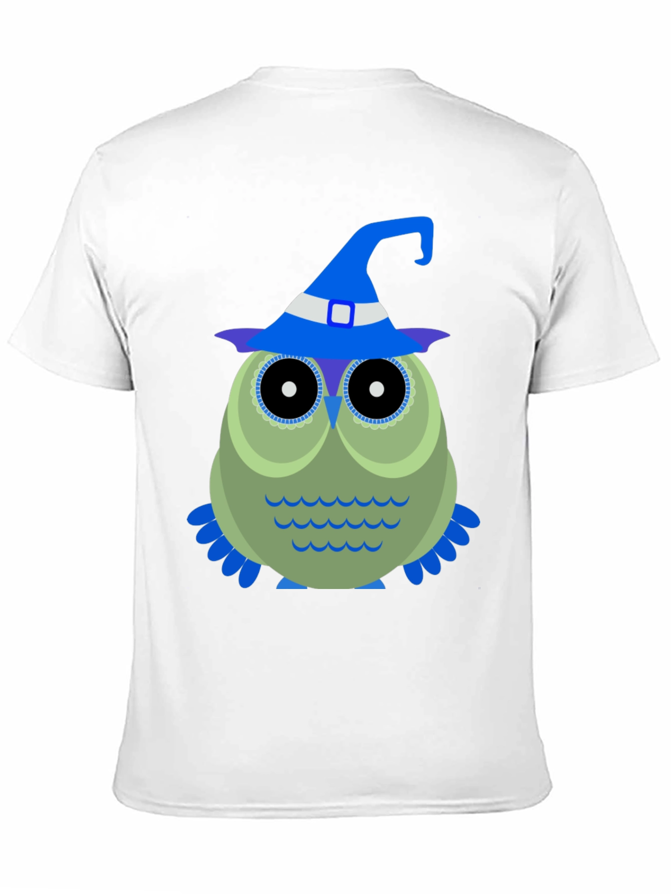 Owl Witch Hat T-Shirt - Halloween Tee