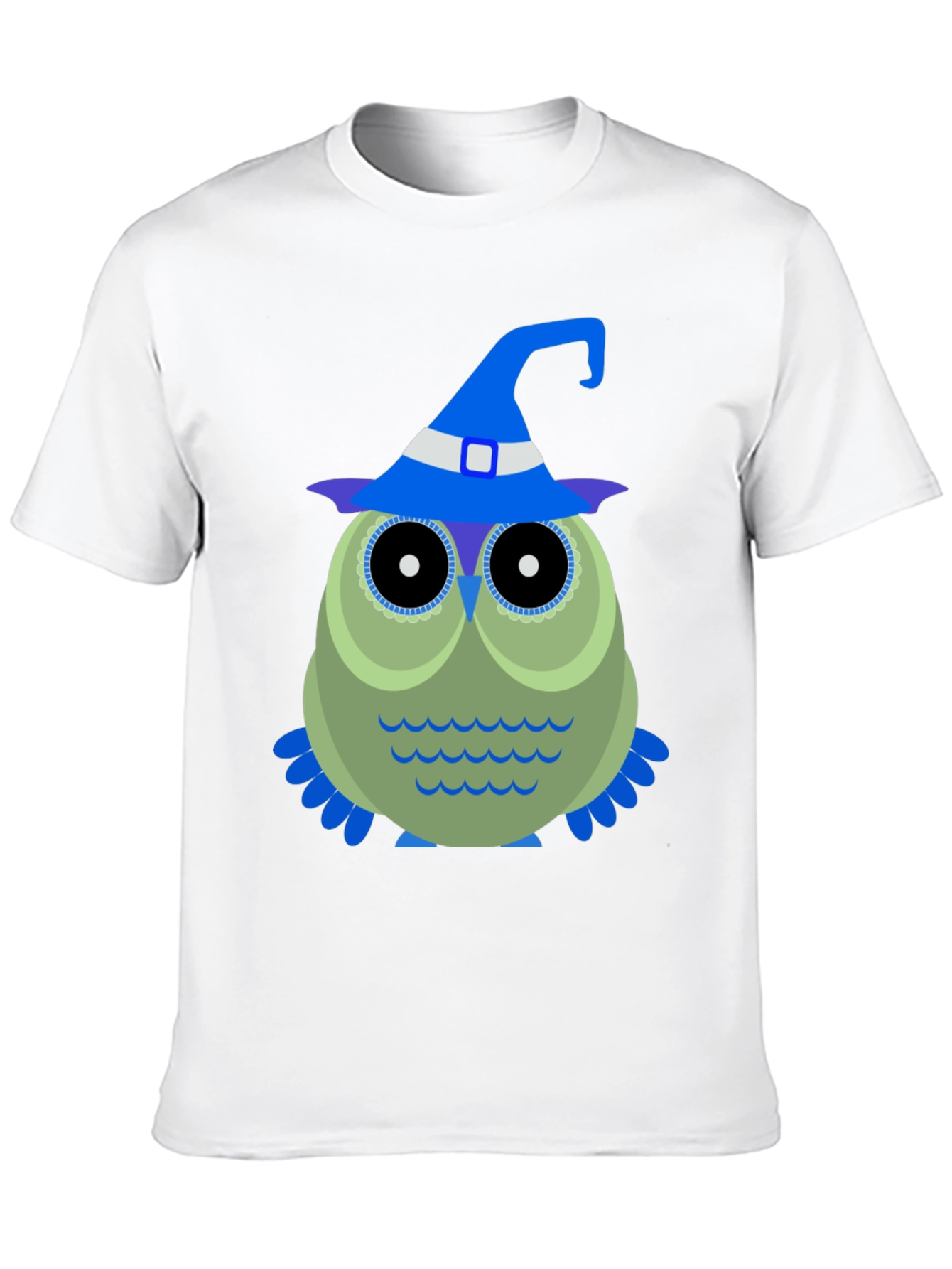 Owl Witch Hat T-Shirt - Halloween Tee
