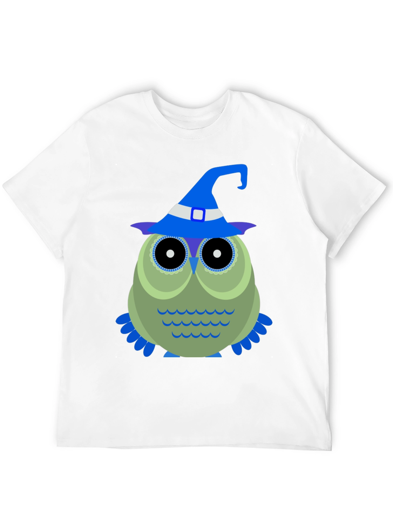 Owl Witch Hat T-Shirt - Halloween Tee