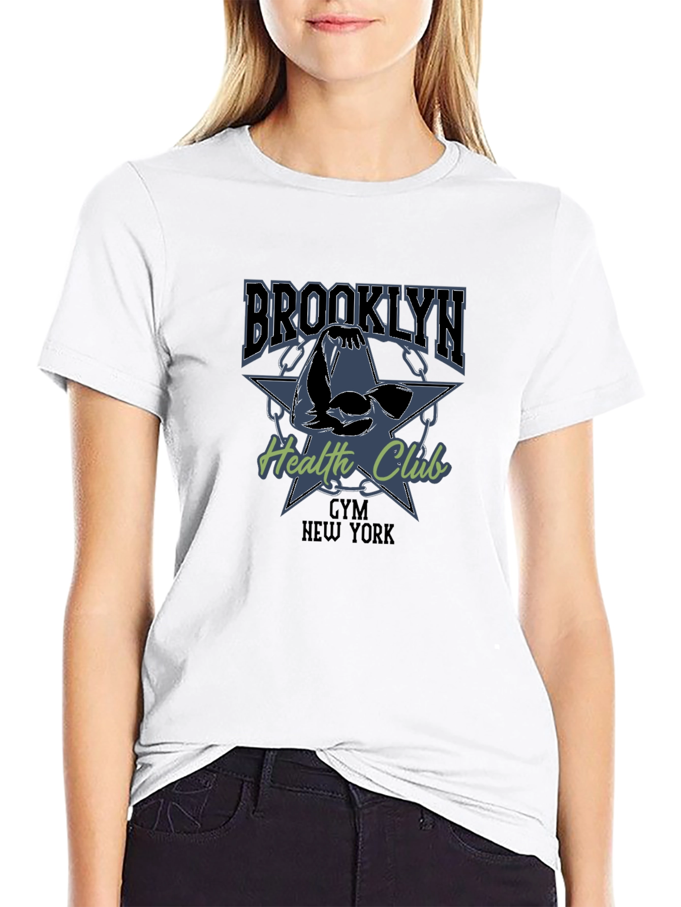Brooklyn Gym Health Club Black T-Shirt