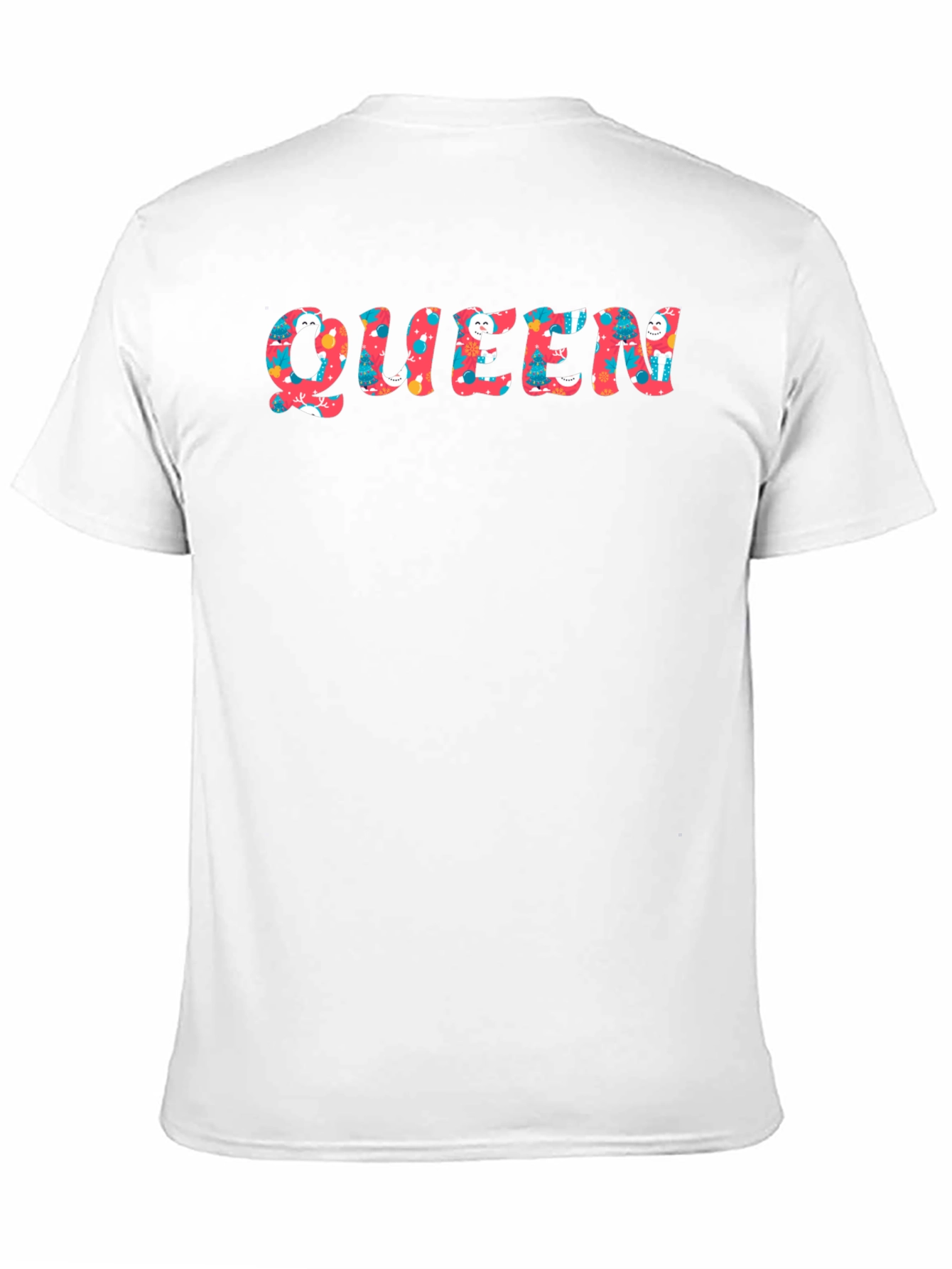 Queen Holiday Patterned Graphic Tee