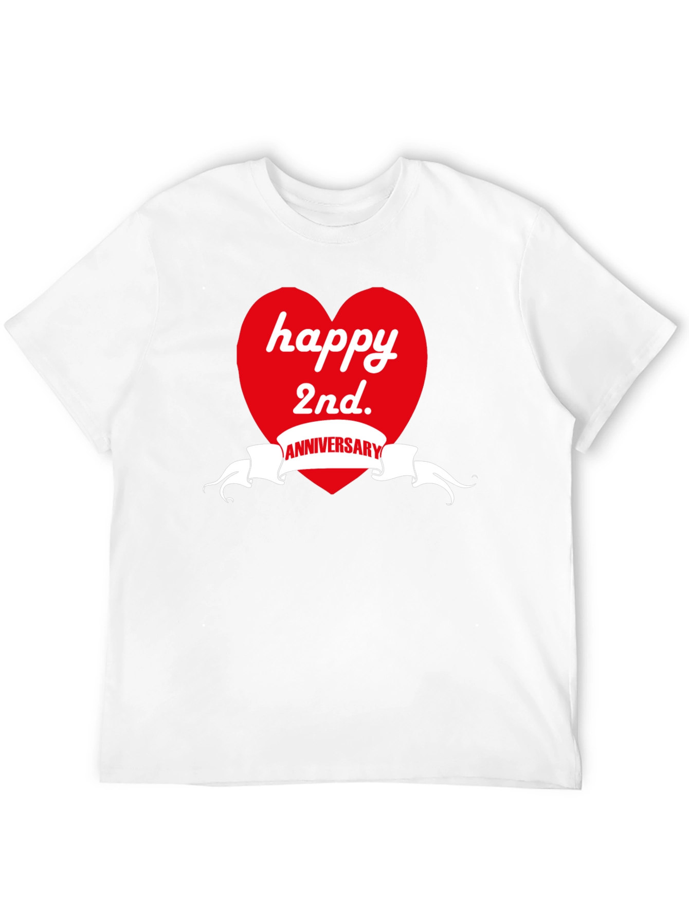 Happy 2nd Anniversary Graphic T-Shirt