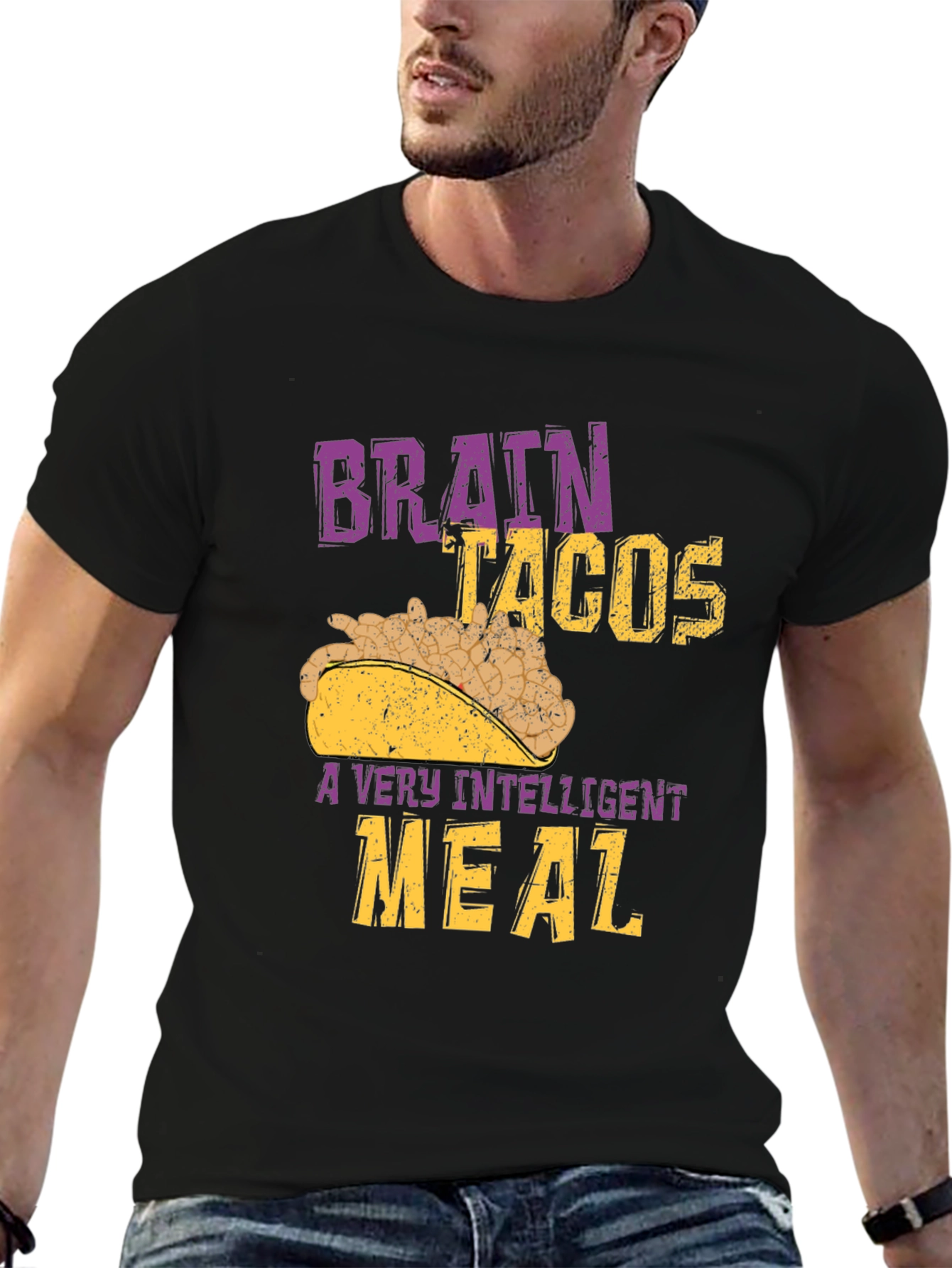 Brain Tacos T-Shirt - Intelligent Meal