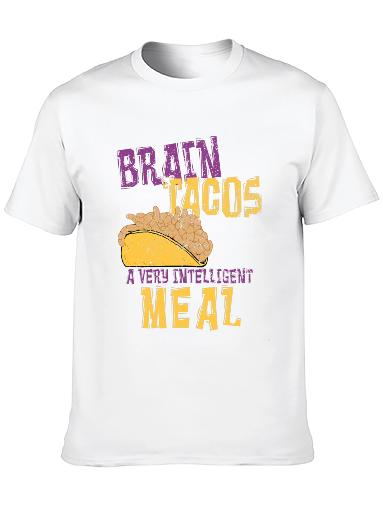 Brain Tacos T-Shirt - Intelligent Meal