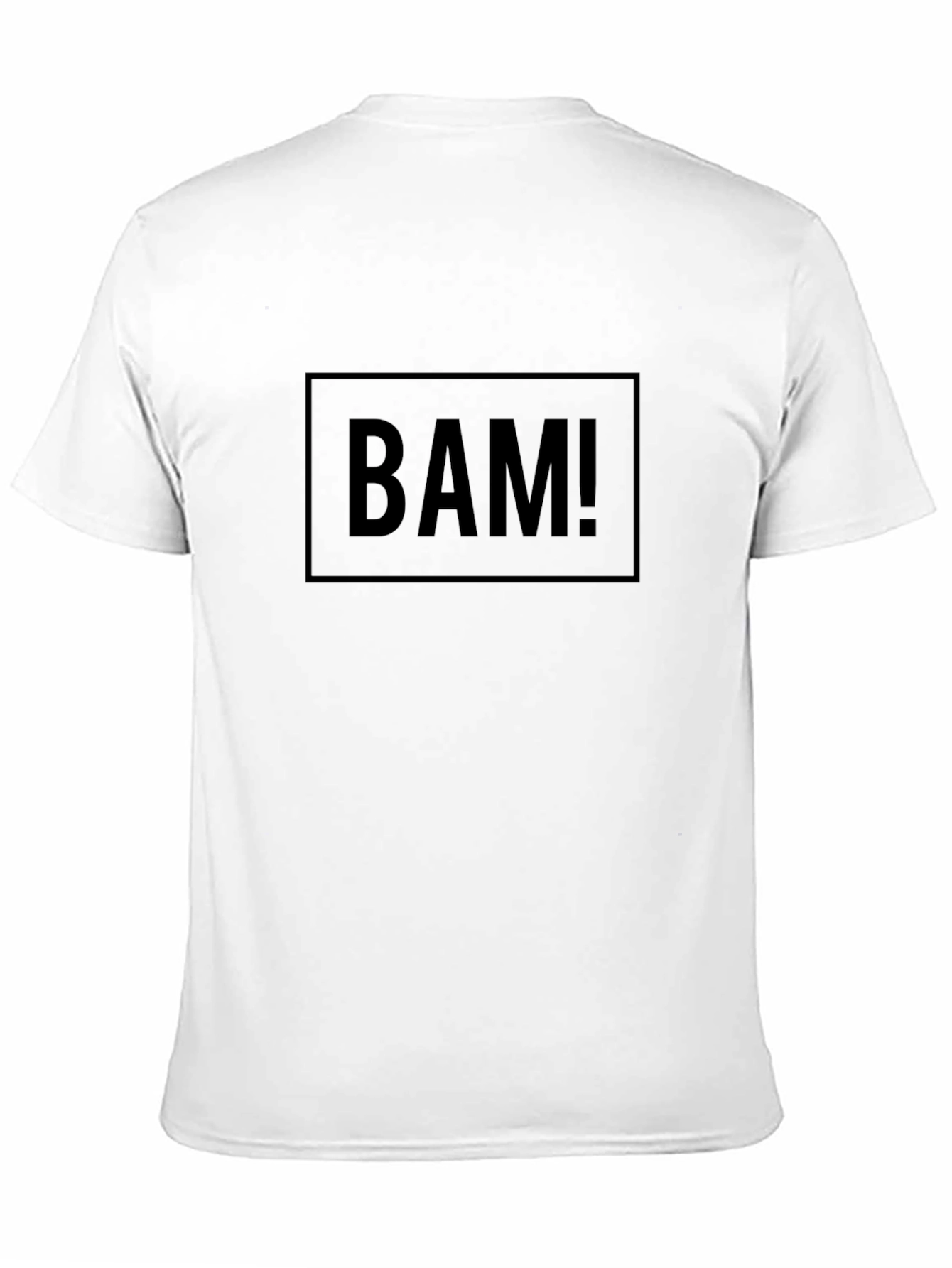 Black BAM! Graphic Tee - Bold Statement Shirt
