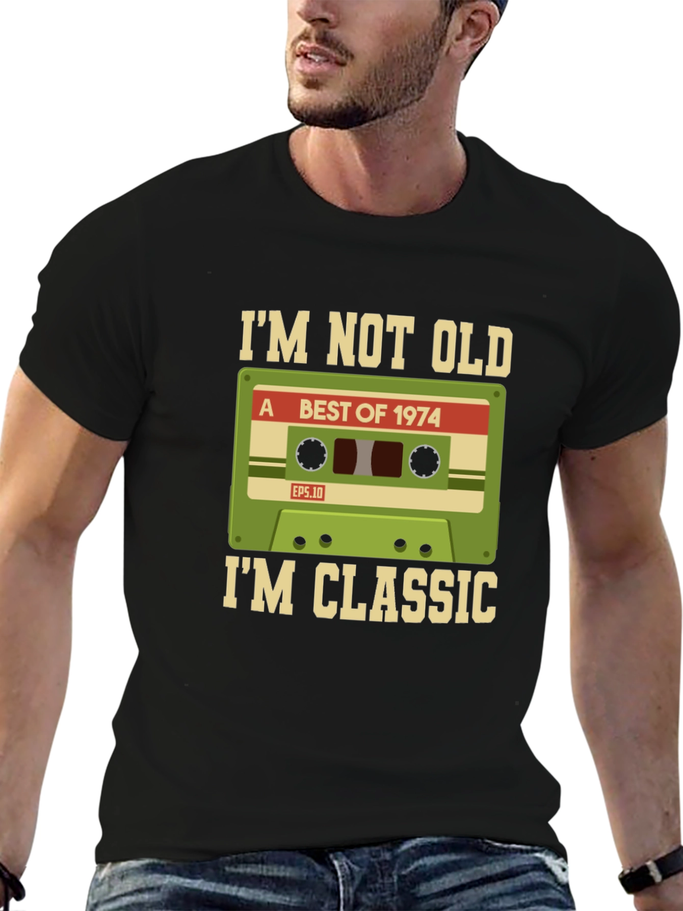Im Not Old Im Classic 1974 Cassette T-Shirt