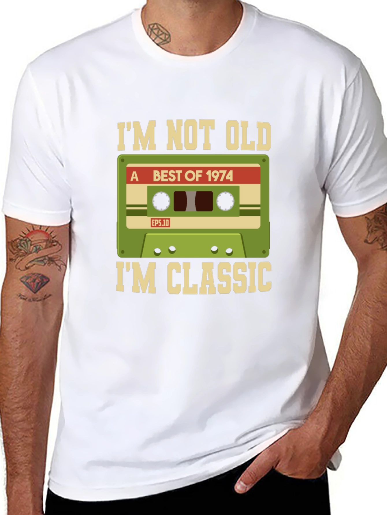 Im Not Old Im Classic 1974 Cassette T-Shirt