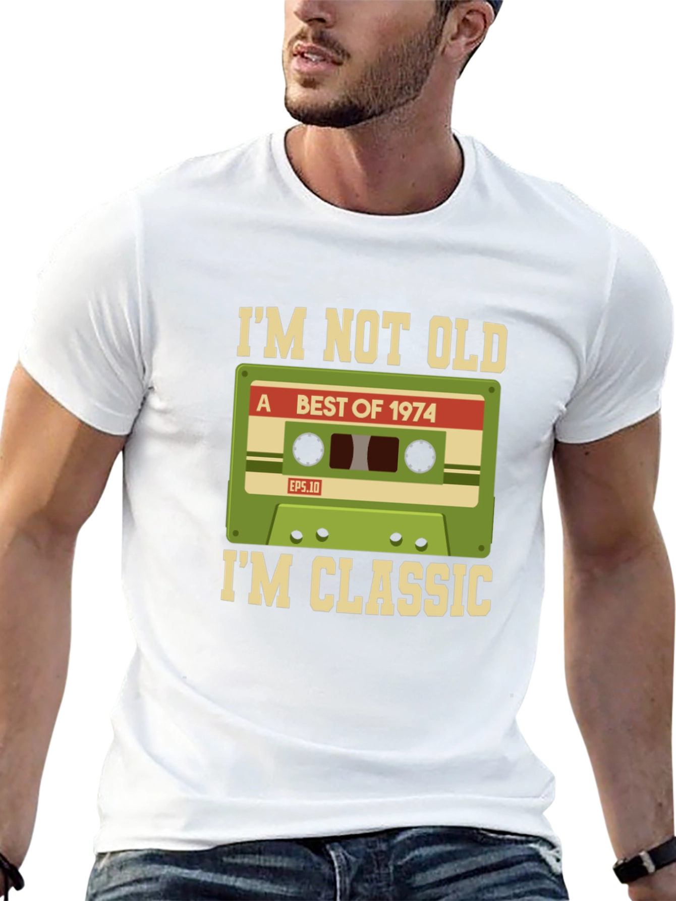 Im Not Old Im Classic 1974 Cassette T-Shirt