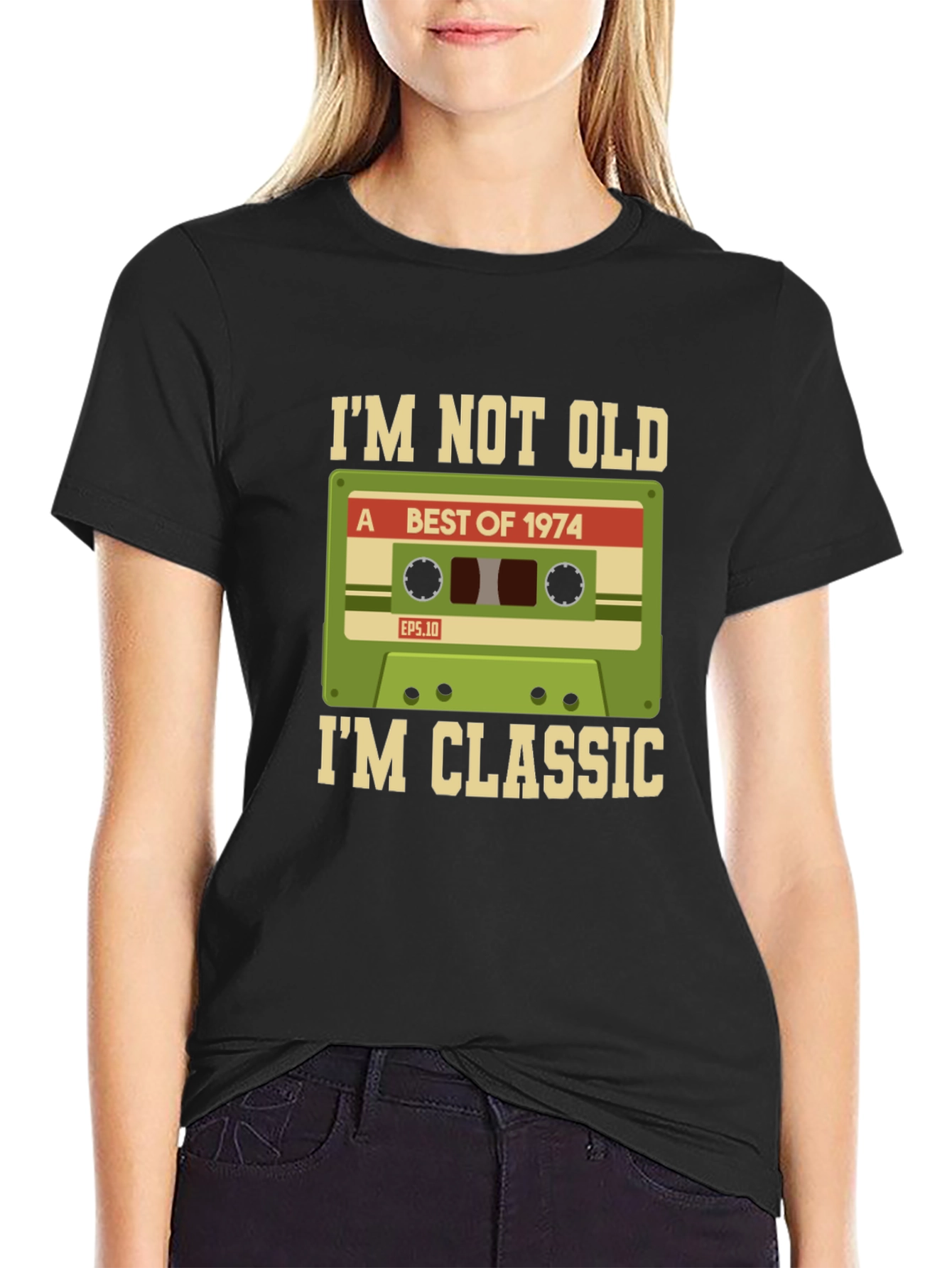 Im Not Old Im Classic 1974 Cassette T-Shirt