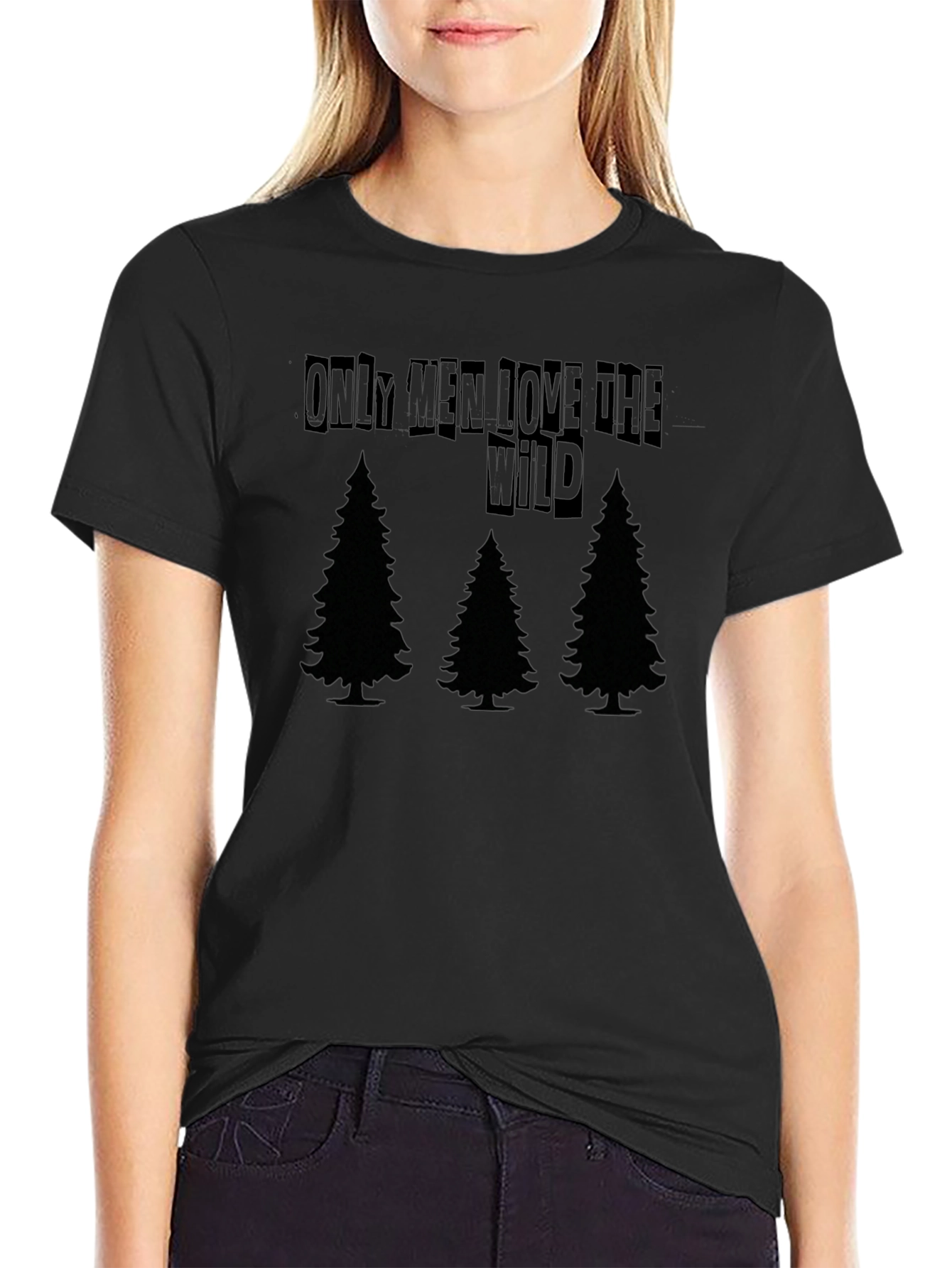 Mens Only Men Love The Wild Graphic Tee