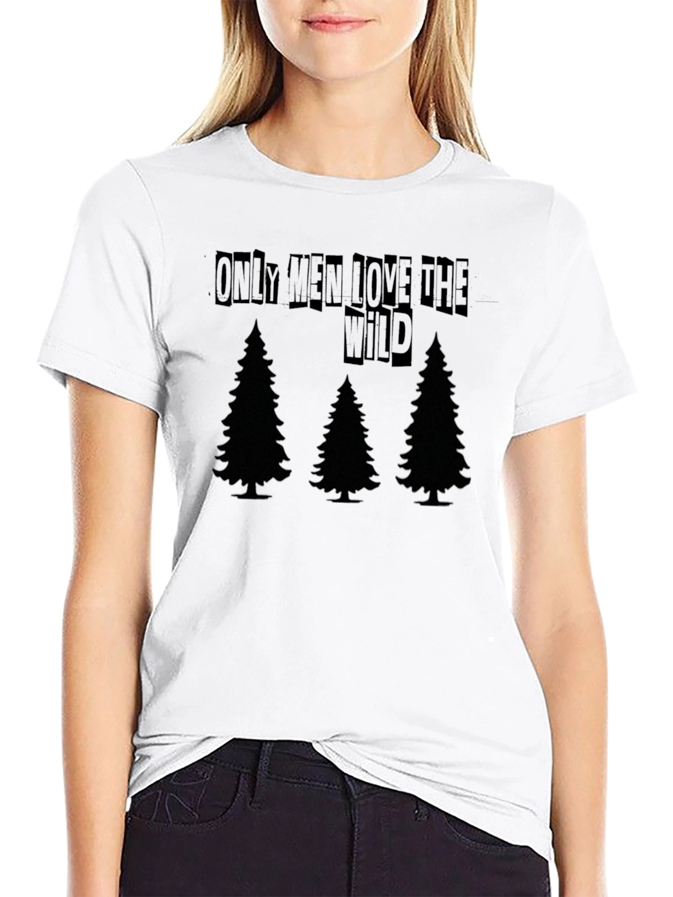 Mens Only Men Love The Wild Graphic Tee