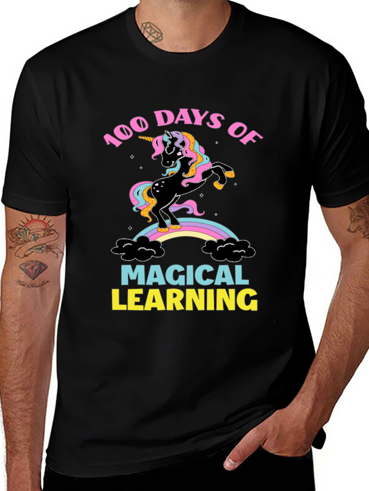 100 Days of Magical Learning Unicorn T-Shirt
