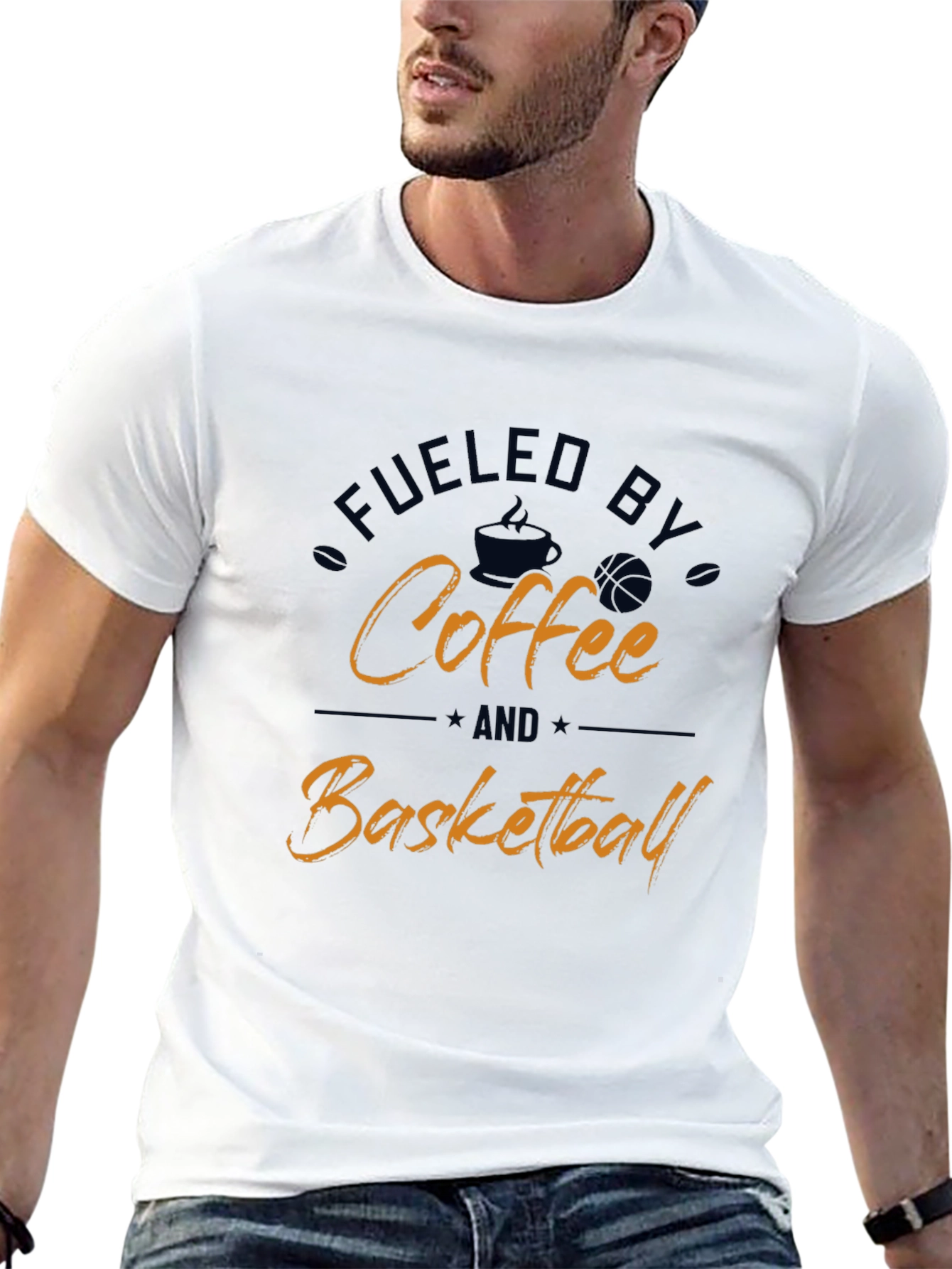 Fueled by Coffee and Basketball T-Shirt