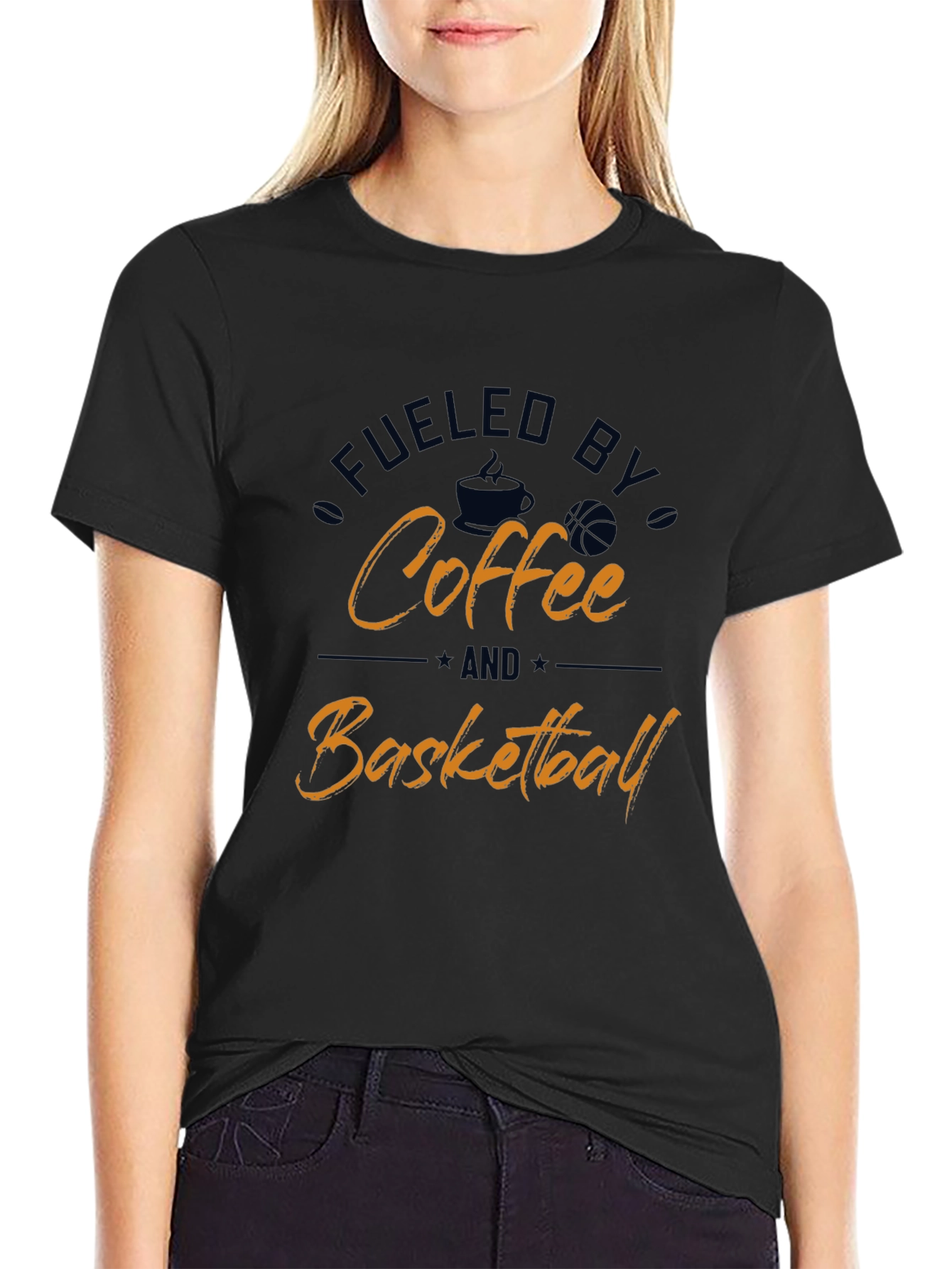 Fueled by Coffee and Basketball T-Shirt