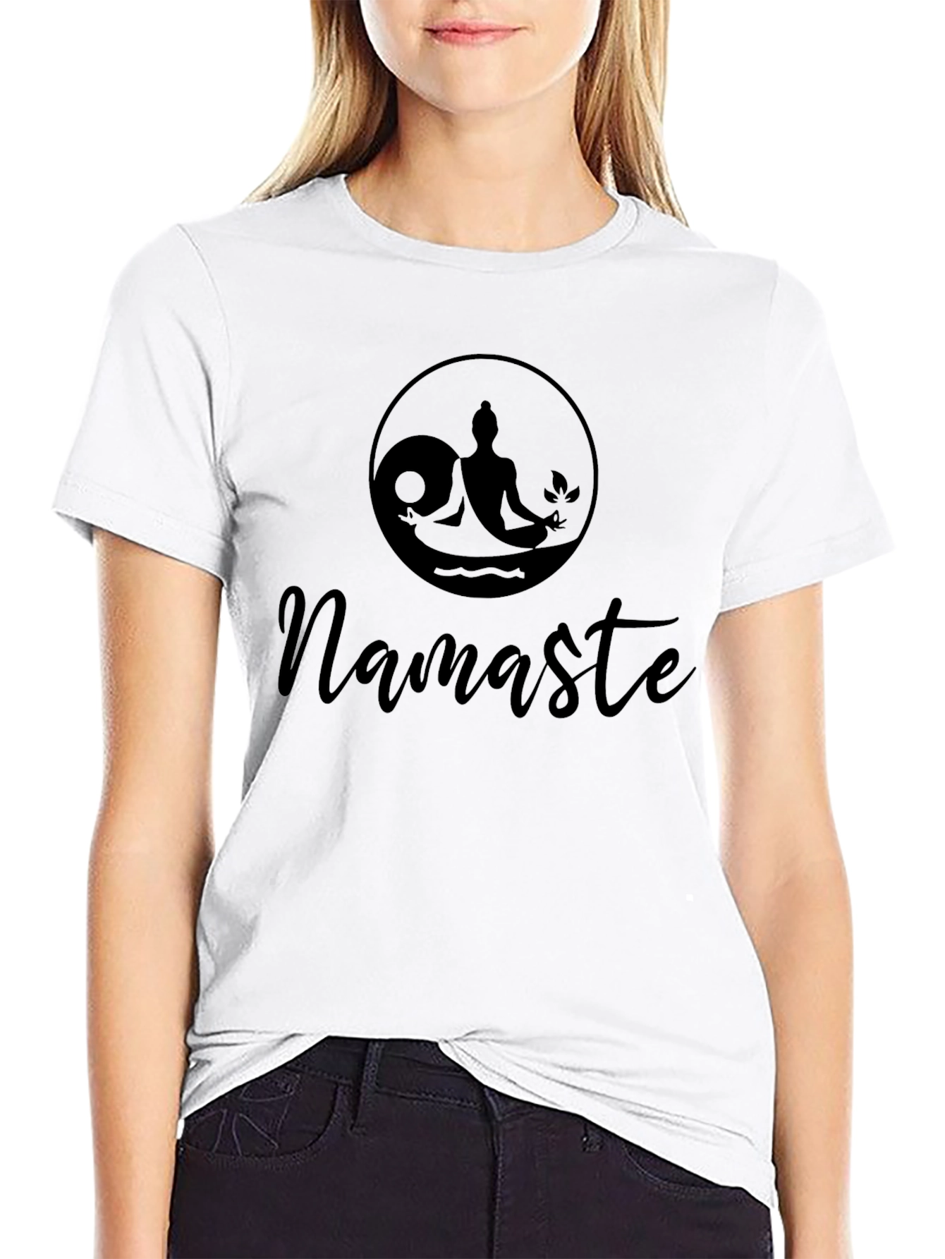 Namaste Graphic Tee - Yoga Meditation Shirt