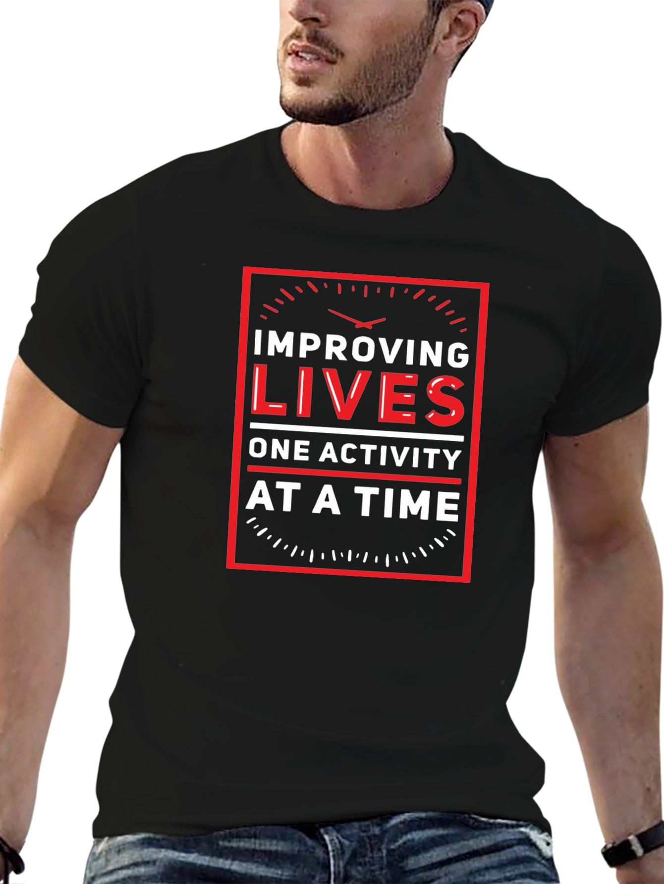 Improving Lives T-Shirt - Motivational Graphic Tee