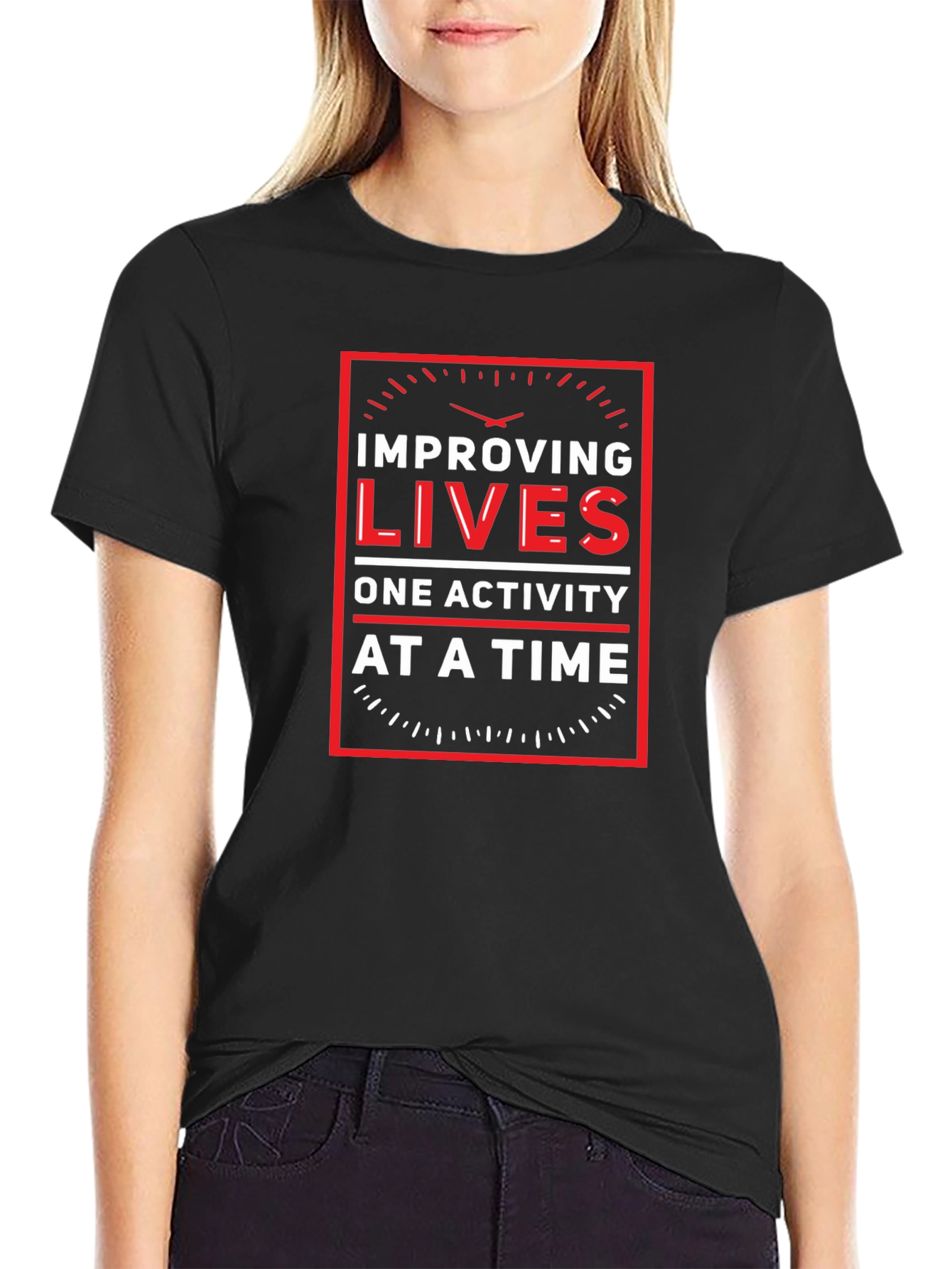 Improving Lives T-Shirt - Motivational Graphic Tee