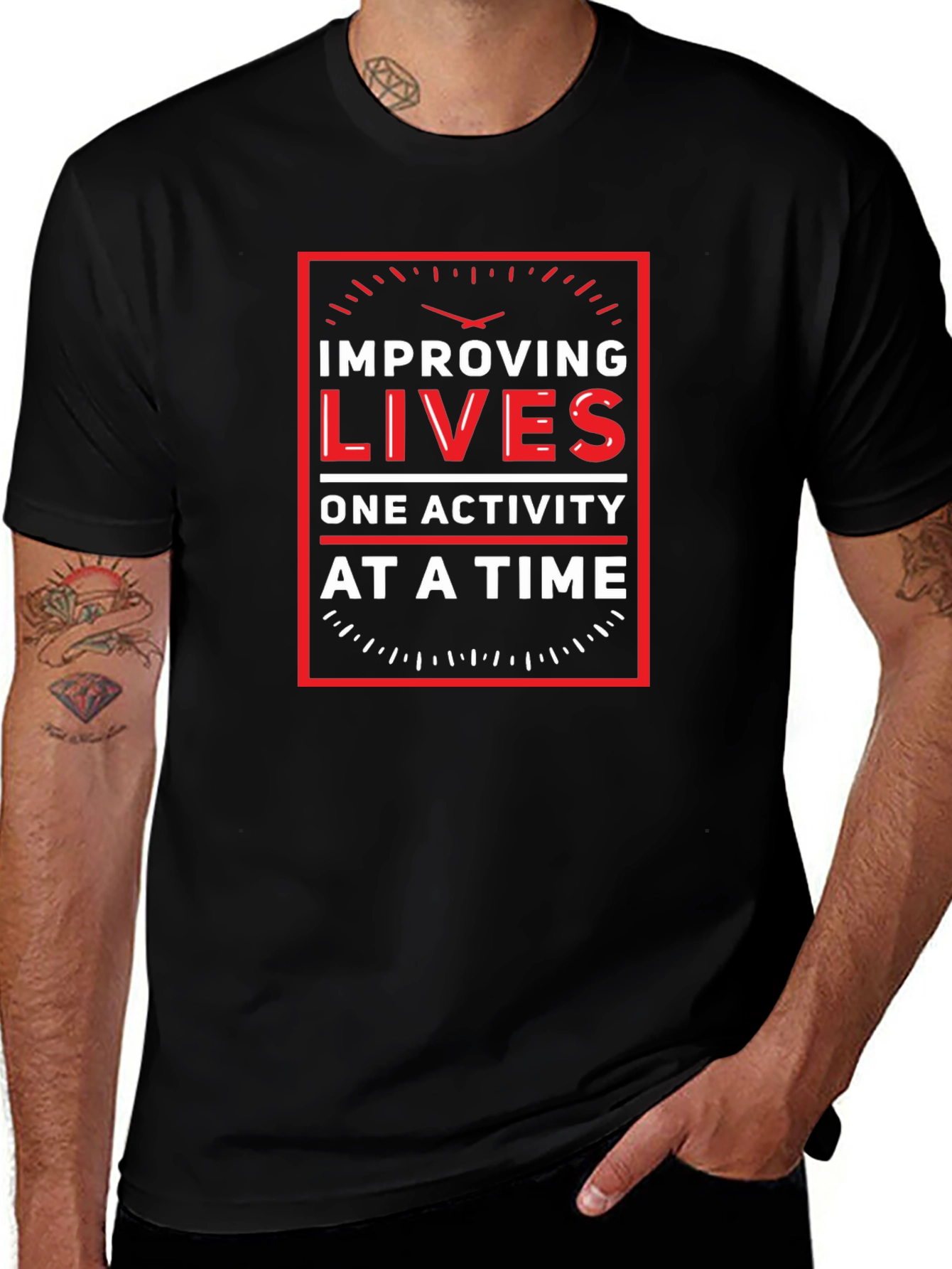 Improving Lives T-Shirt - Motivational Graphic Tee