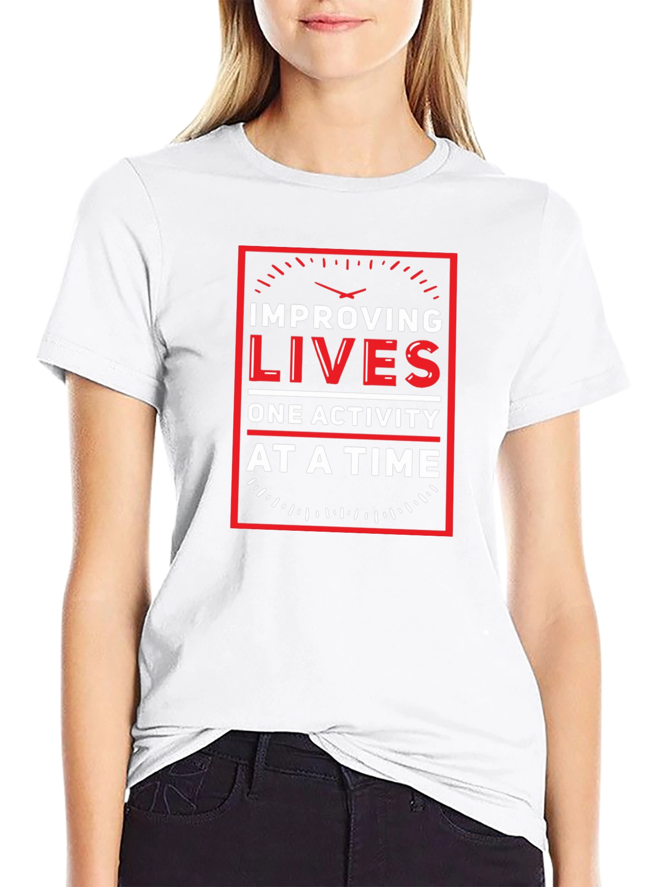 Improving Lives T-Shirt - Motivational Graphic Tee