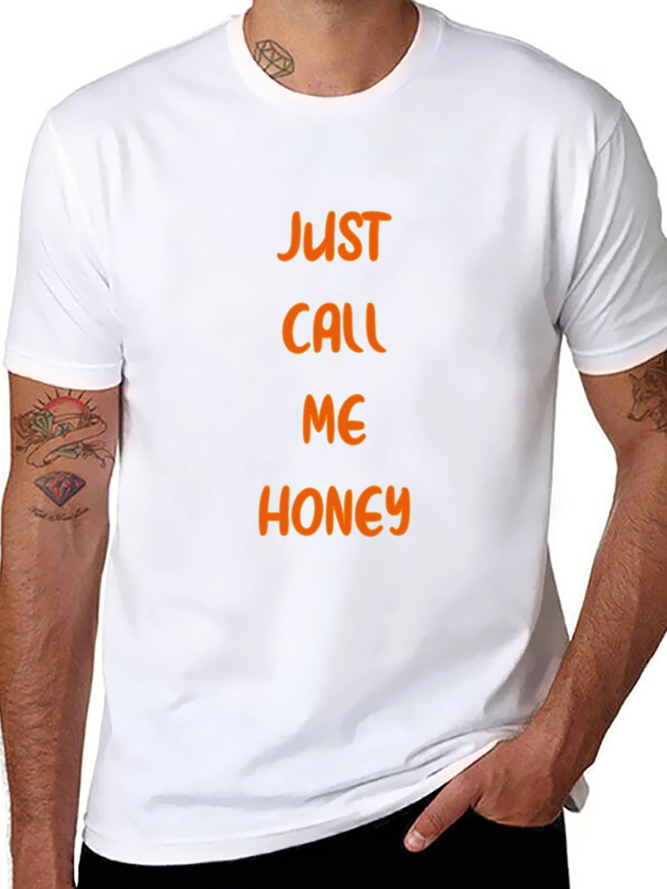 Just Call Me Honey Black T-Shirt