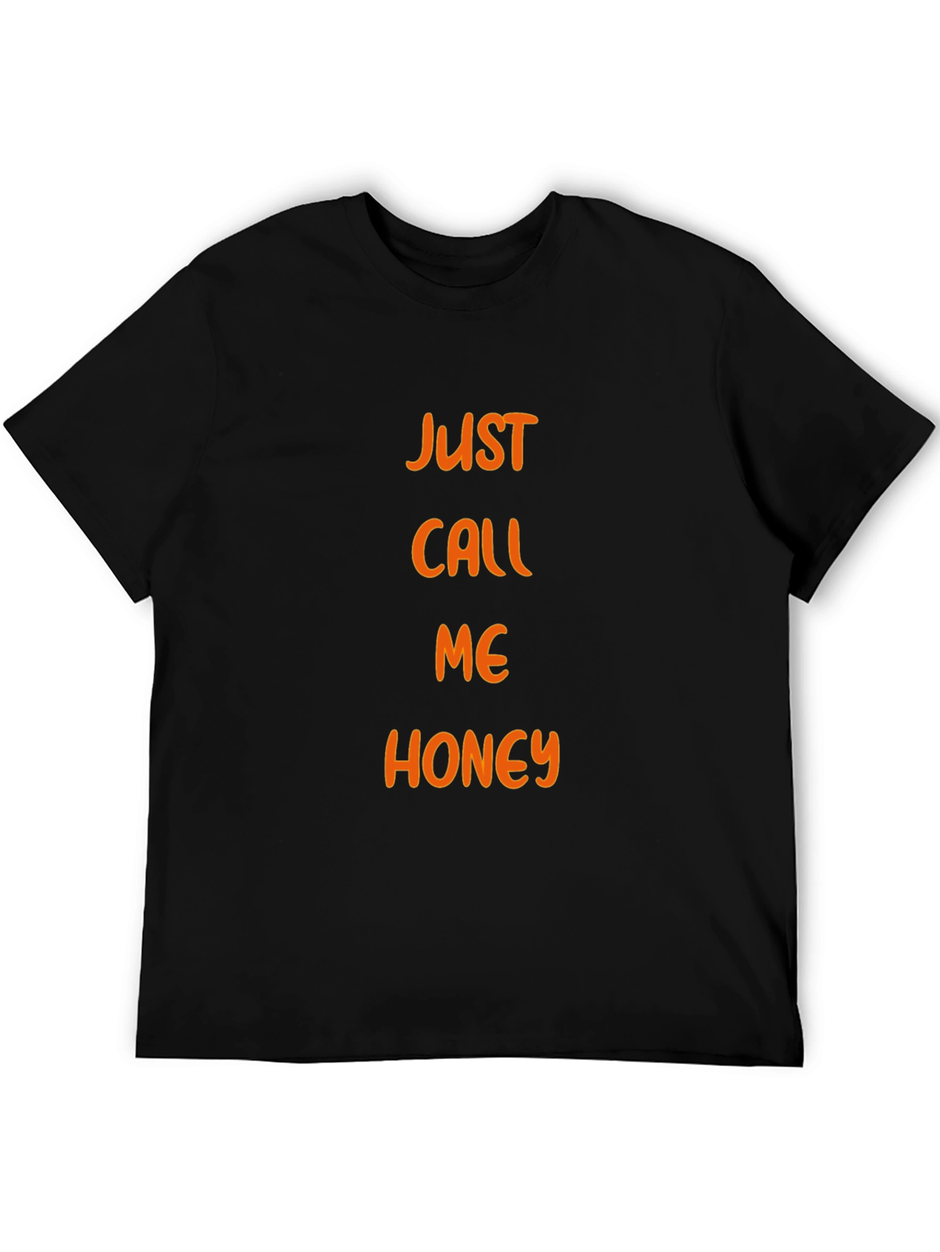 Just Call Me Honey Black T-Shirt
