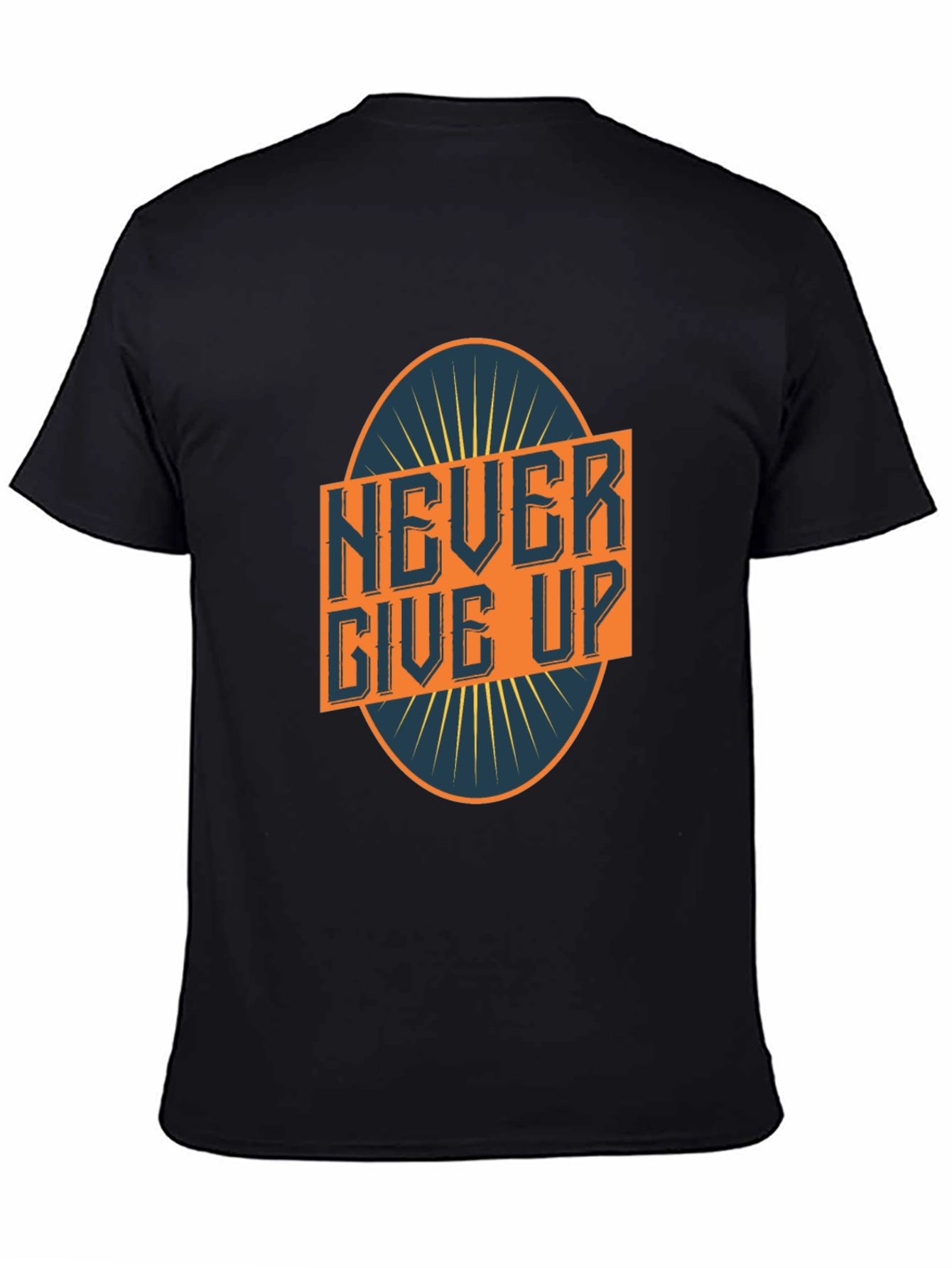 Never Give Up Graphic Tee - Motivational T-Shirt