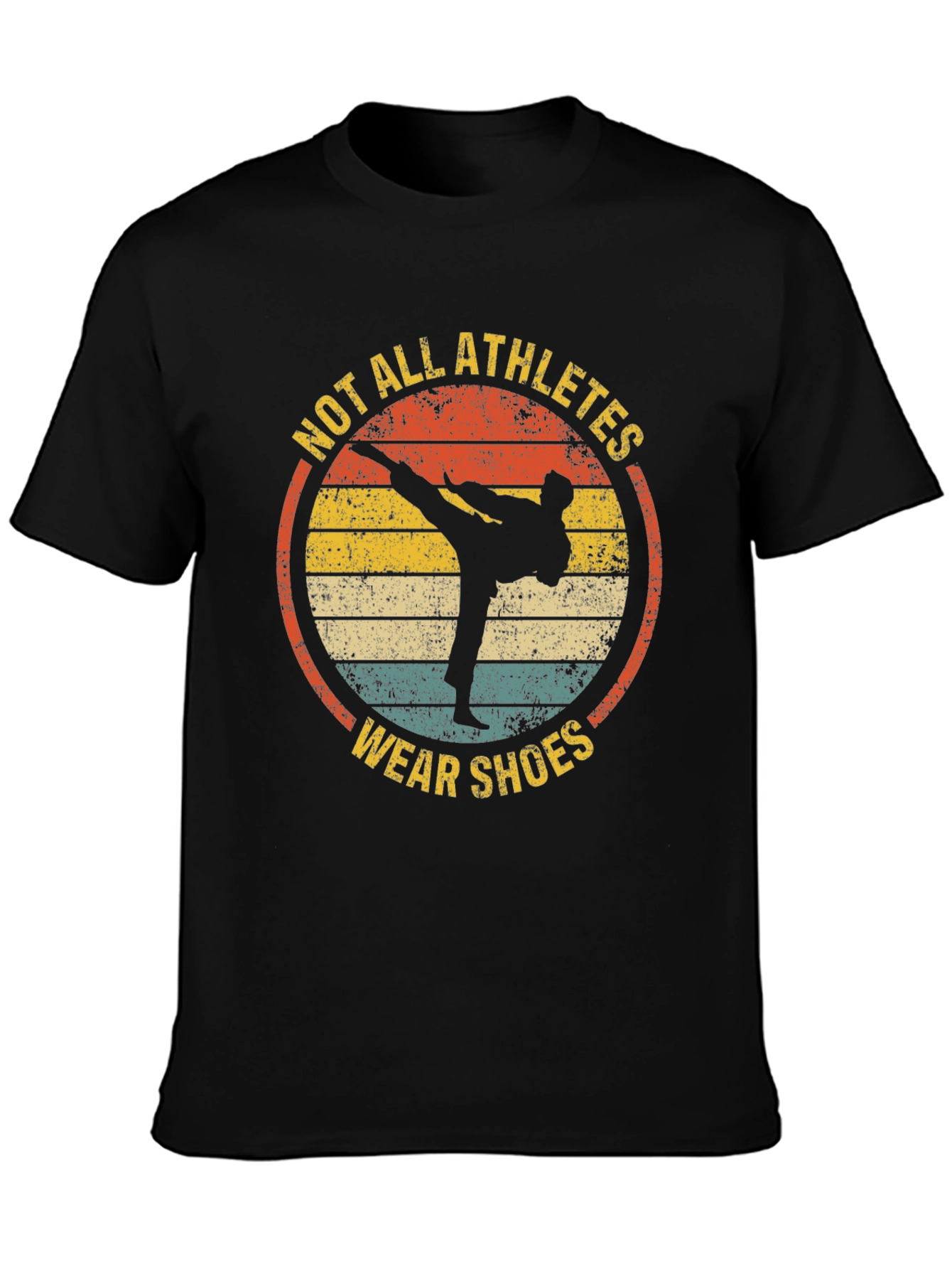 Martial Arts T-Shirt: Not All Athletes Wear Shoes