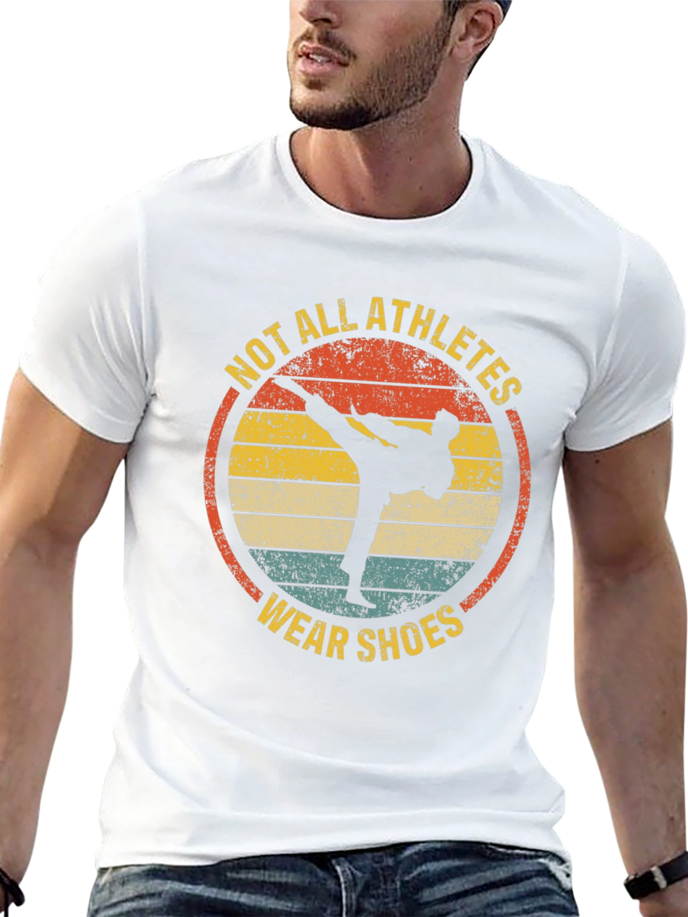 Martial Arts T-Shirt: Not All Athletes Wear Shoes