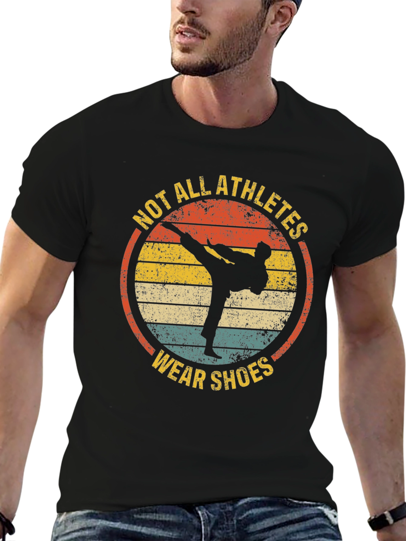 Martial Arts T-Shirt: Not All Athletes Wear Shoes