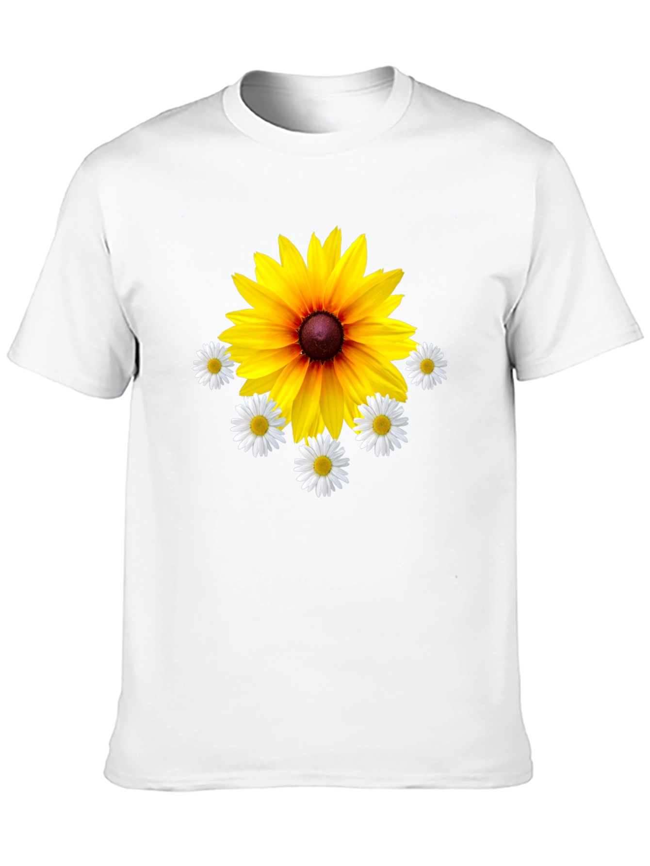 Floral Graphic Tee - Black T-Shirt