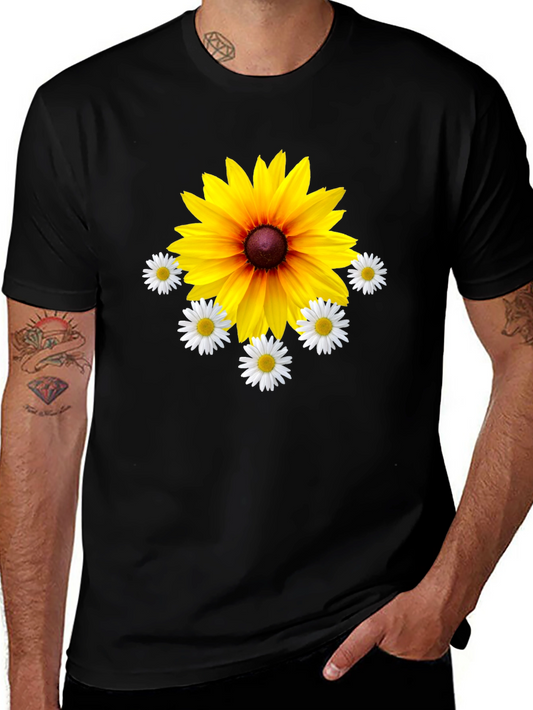 Floral Graphic Tee - Black T-Shirt