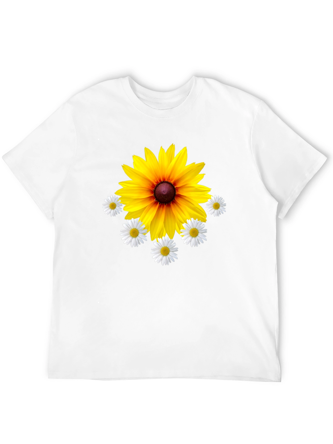 Floral Graphic Tee - Black T-Shirt