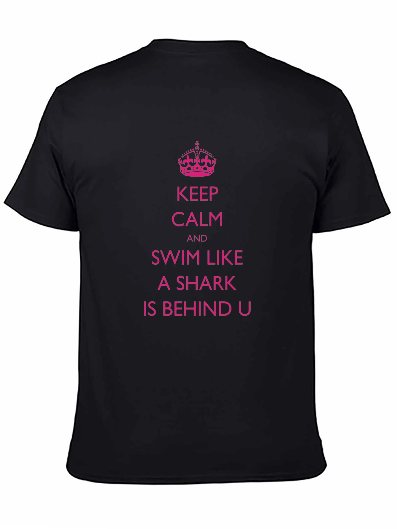 Keep Calm Shark T-Shirt Funny Swim Tee