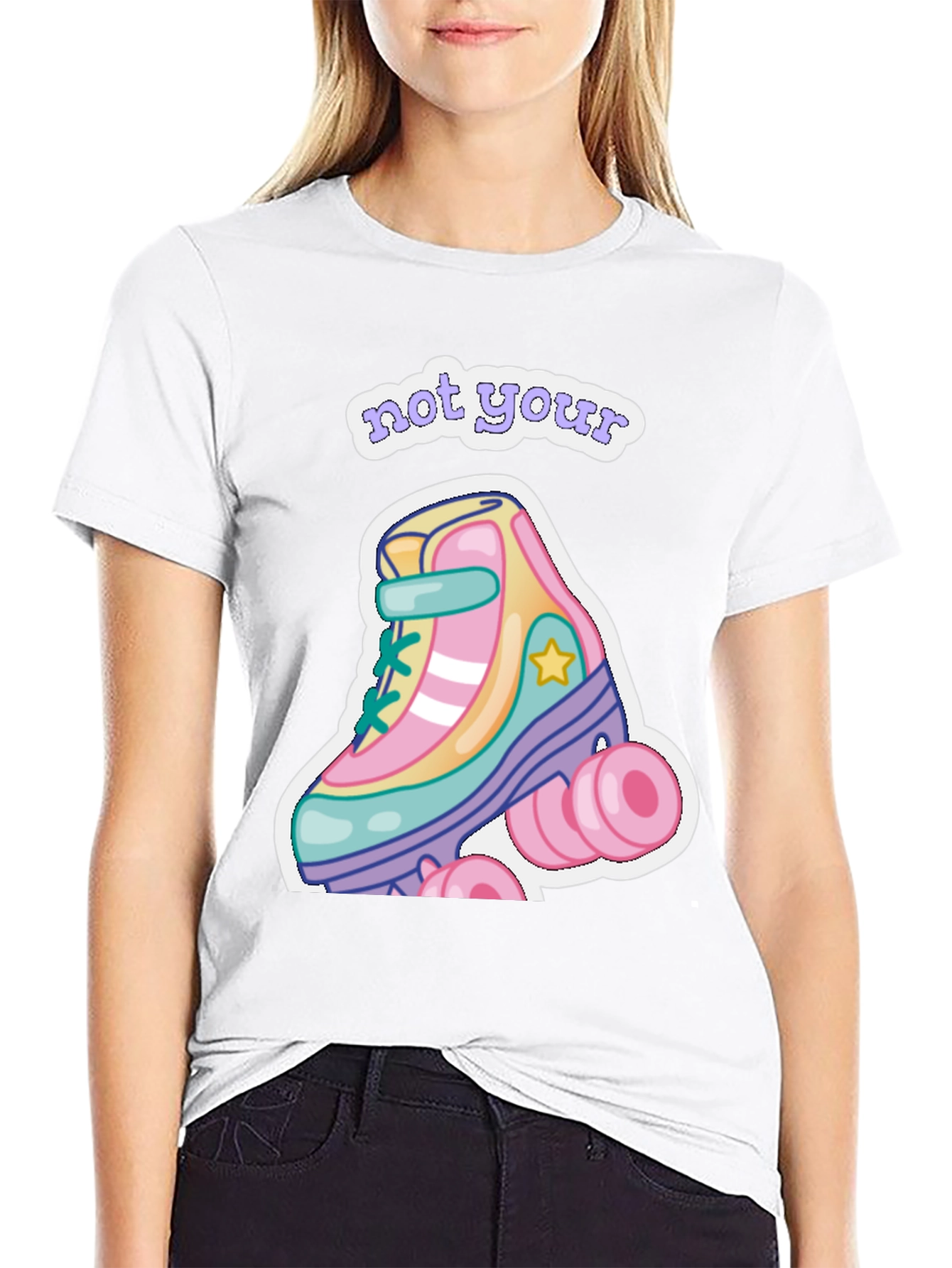 Retro Roller Skate T-Shirt - Not Your Skate!