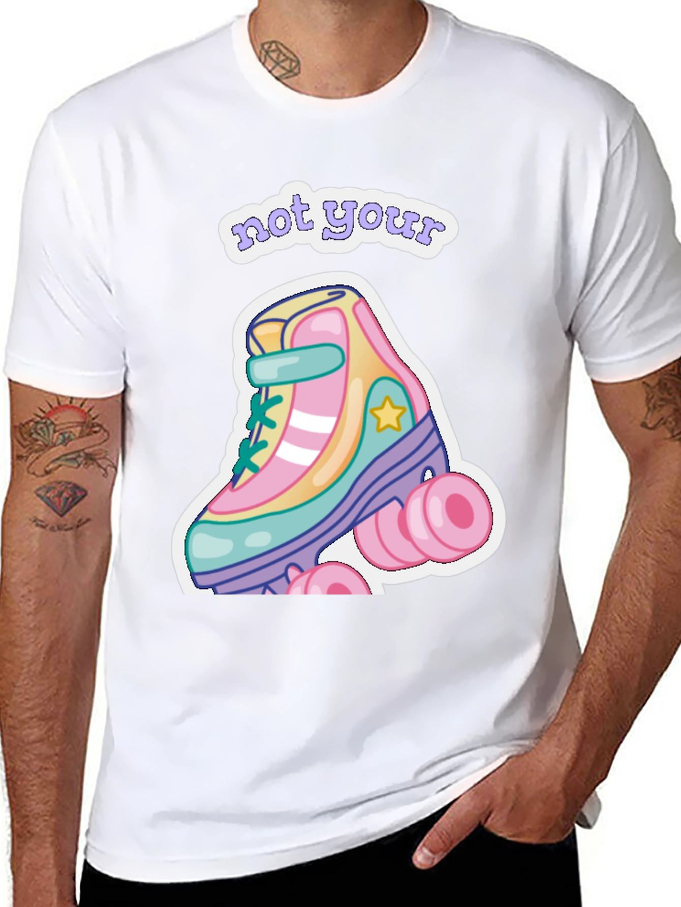 Retro Roller Skate T-Shirt - Not Your Skate!