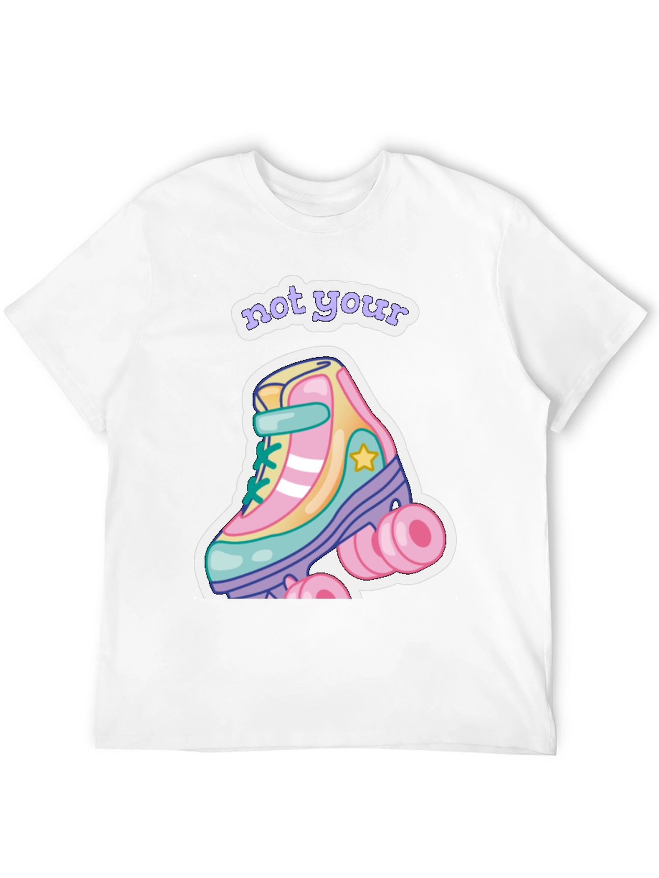 Retro Roller Skate T-Shirt - Not Your Skate!