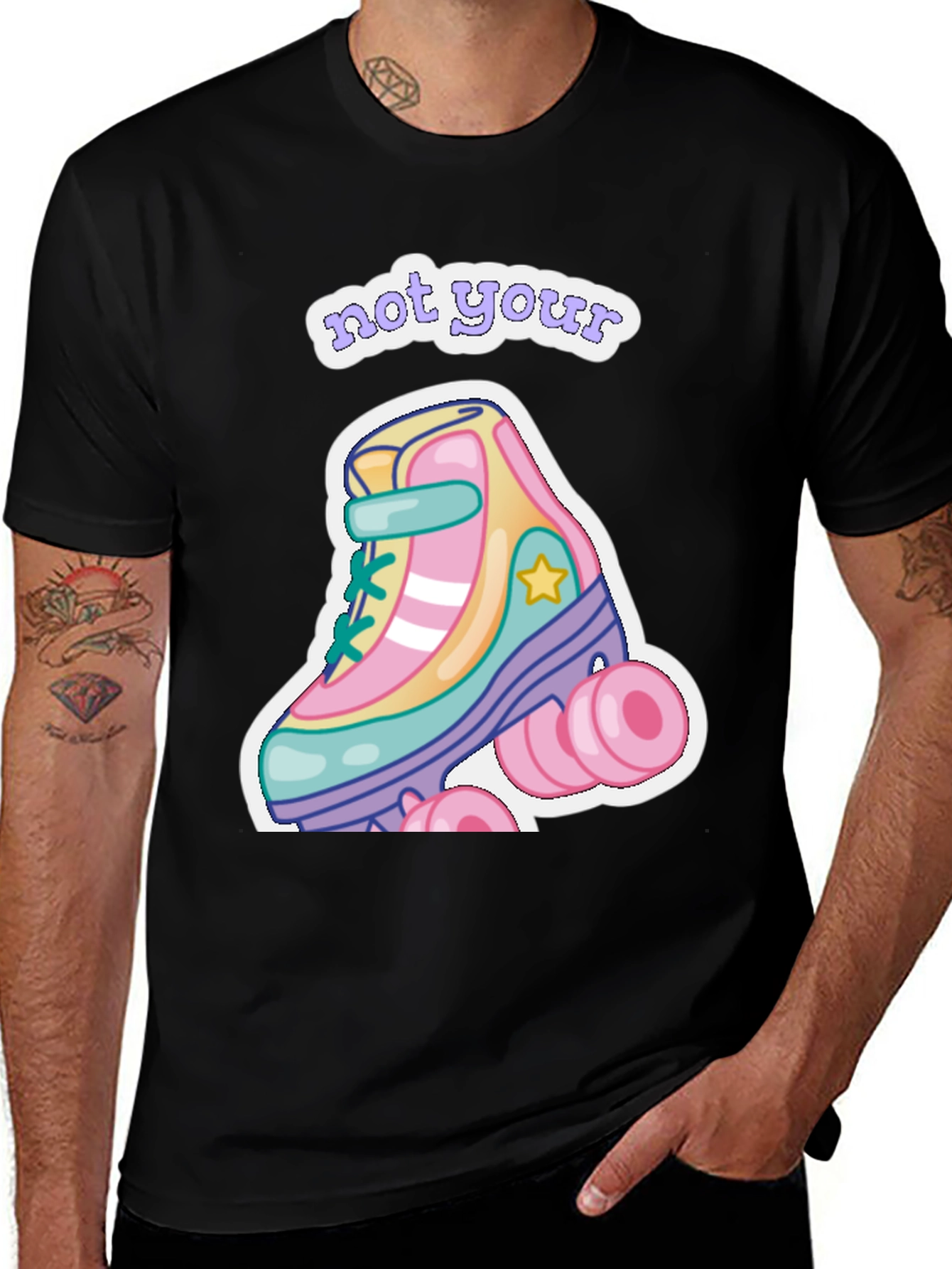 Retro Roller Skate T-Shirt - Not Your Skate!