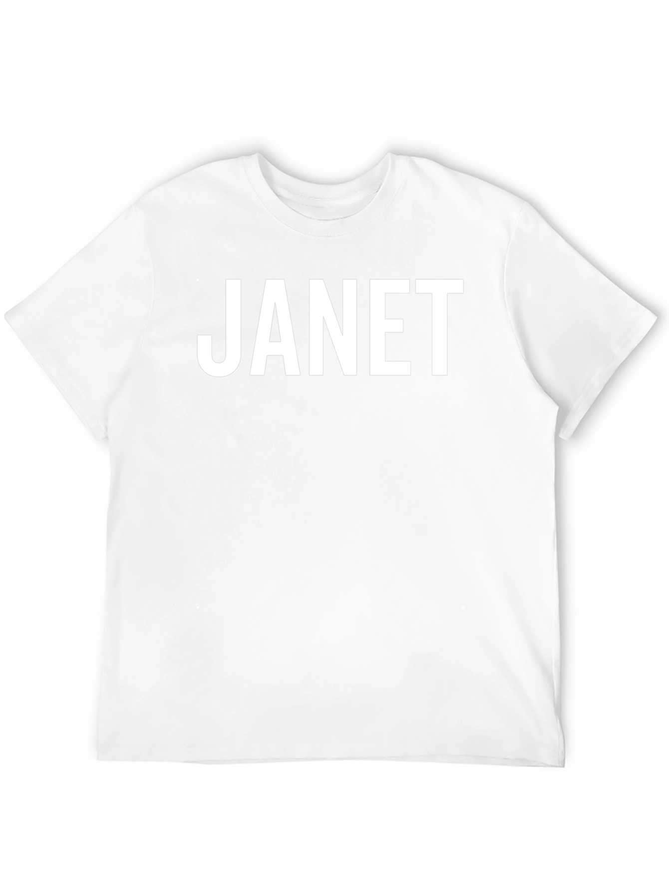 Janet Graphic Tee - Black Unisex T-Shirt