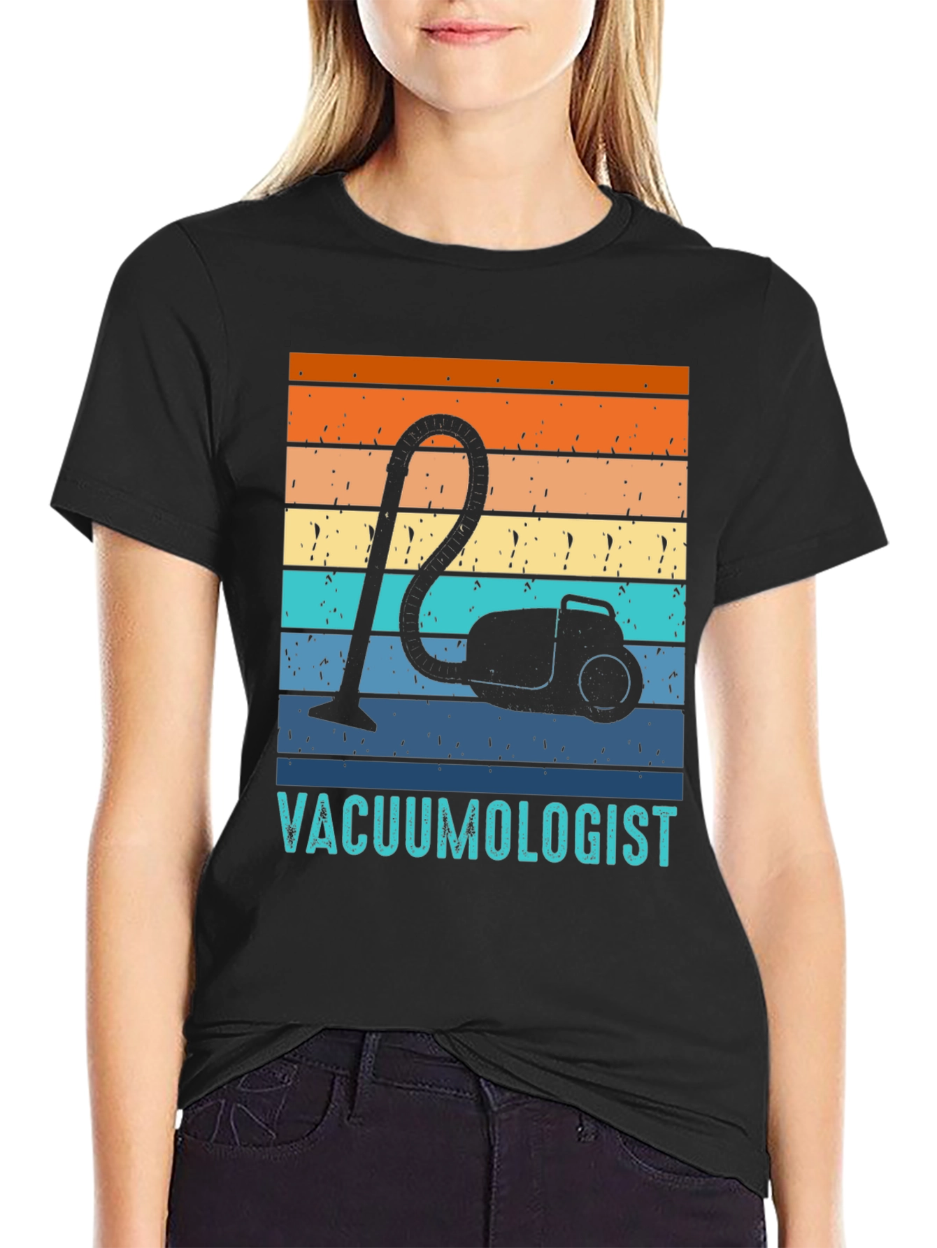 Vacuumologist T-Shirt - Retro Cleaning Humor