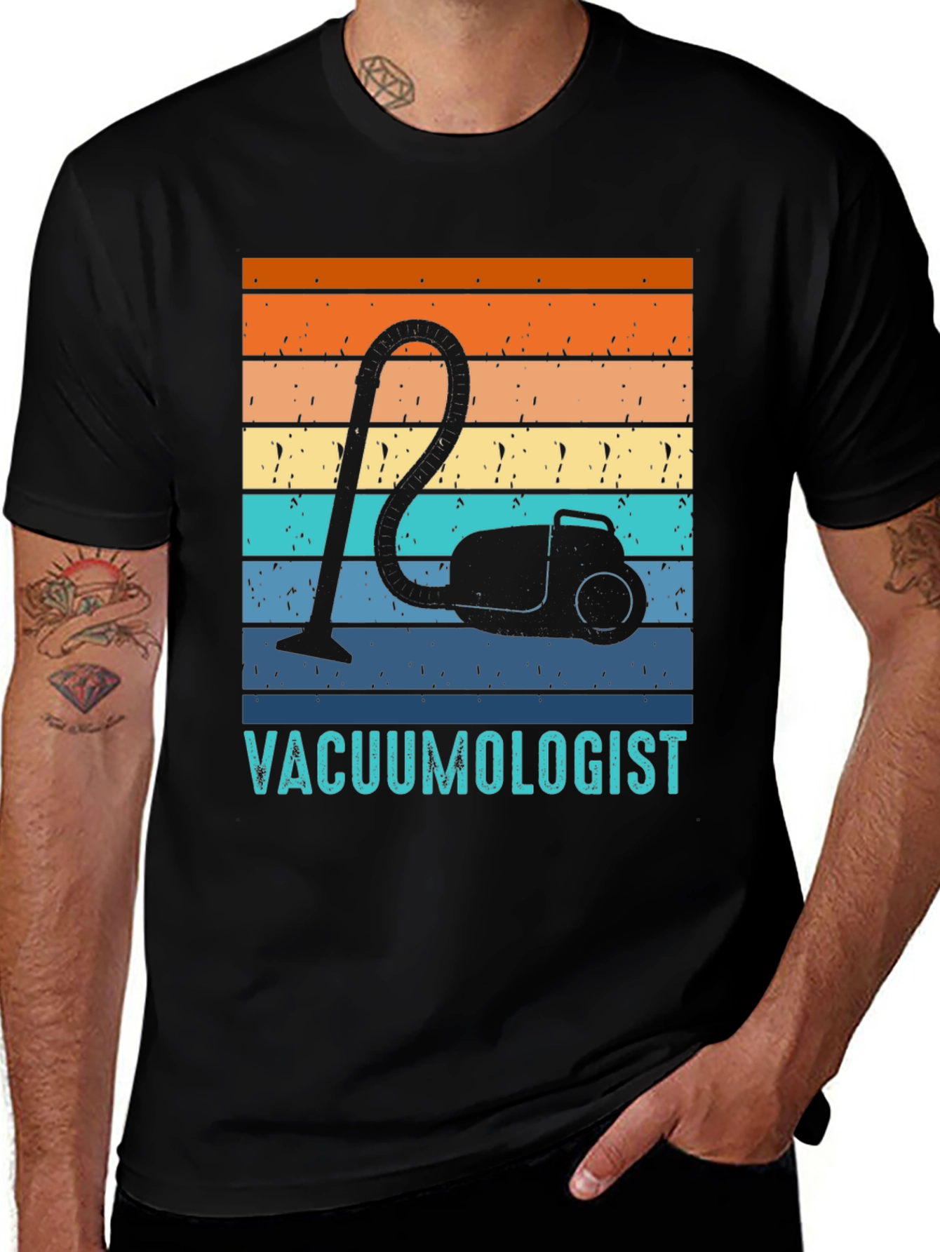 Vacuumologist T-Shirt - Retro Cleaning Humor