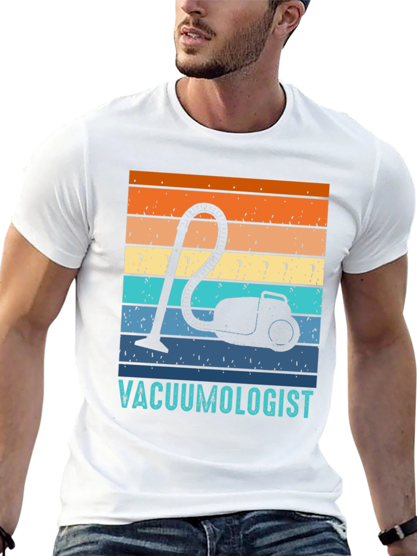 Vacuumologist T-Shirt - Retro Cleaning Humor