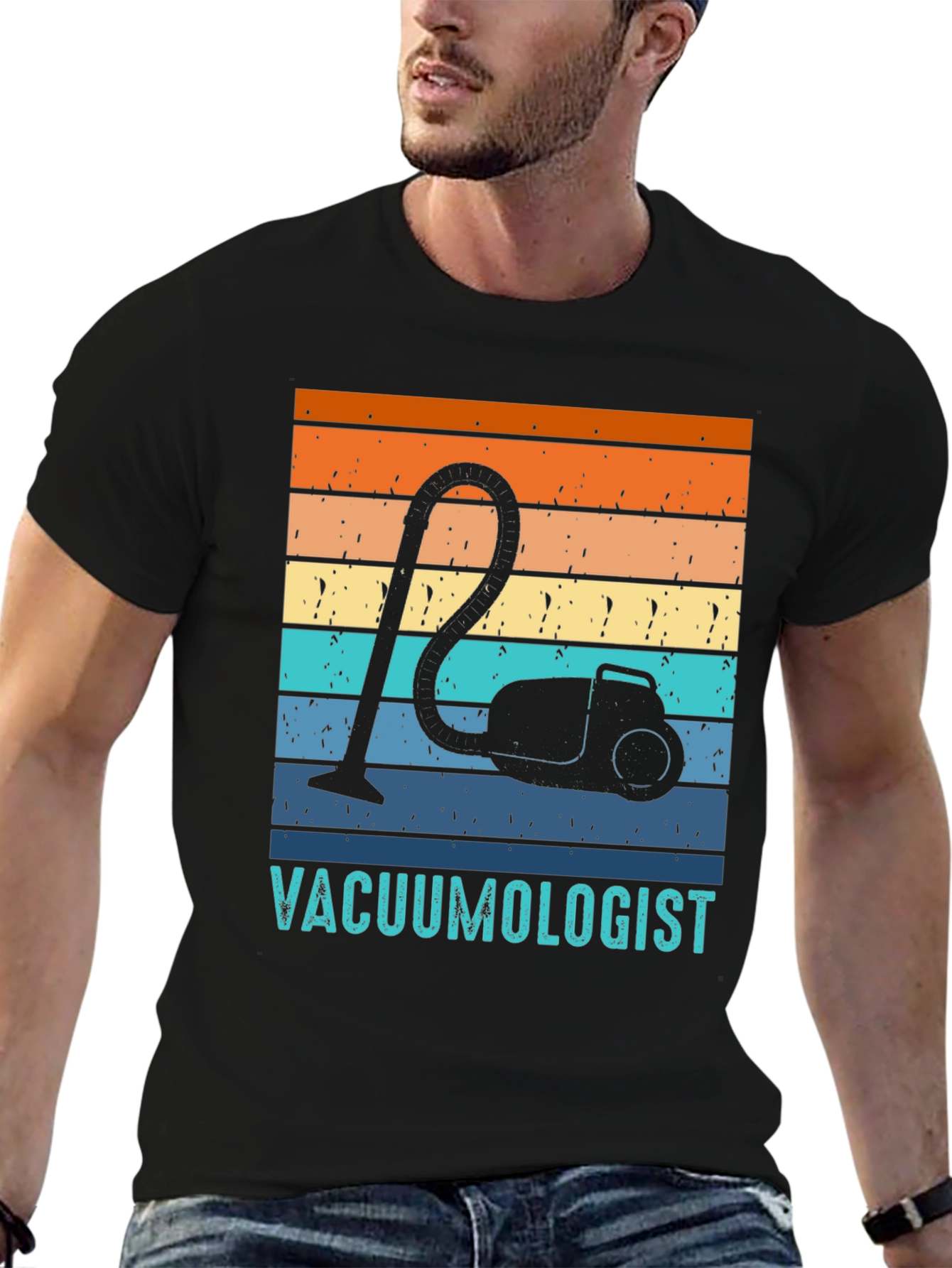 Vacuumologist T-Shirt - Retro Cleaning Humor
