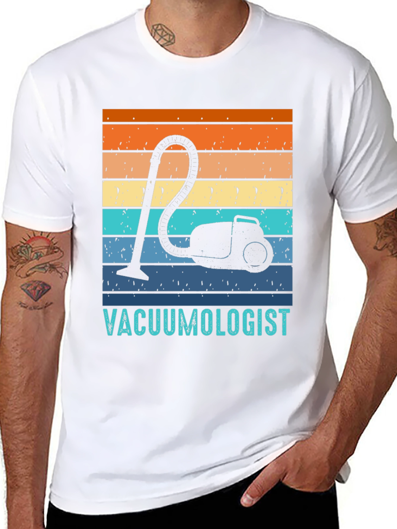 Vacuumologist T-Shirt - Retro Cleaning Humor