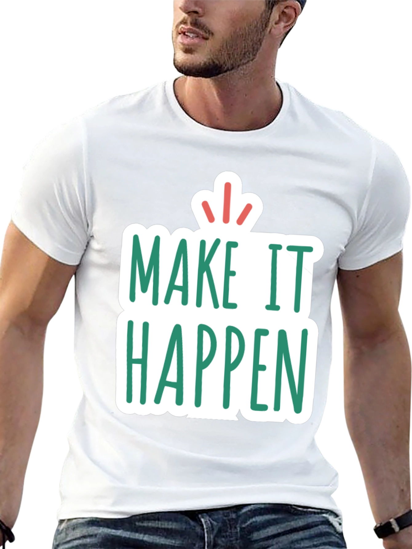 Make it Happen Graphic Tee - Black