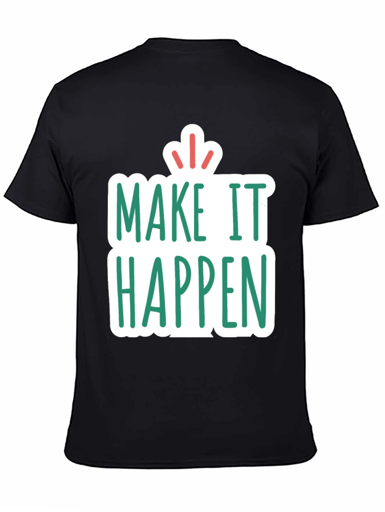 Make it Happen Graphic Tee - Black