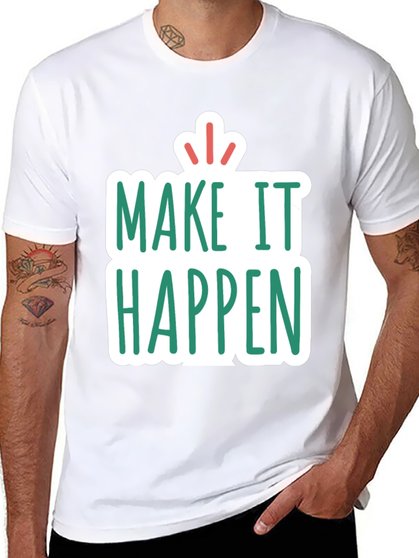 Make it Happen Graphic Tee - Black