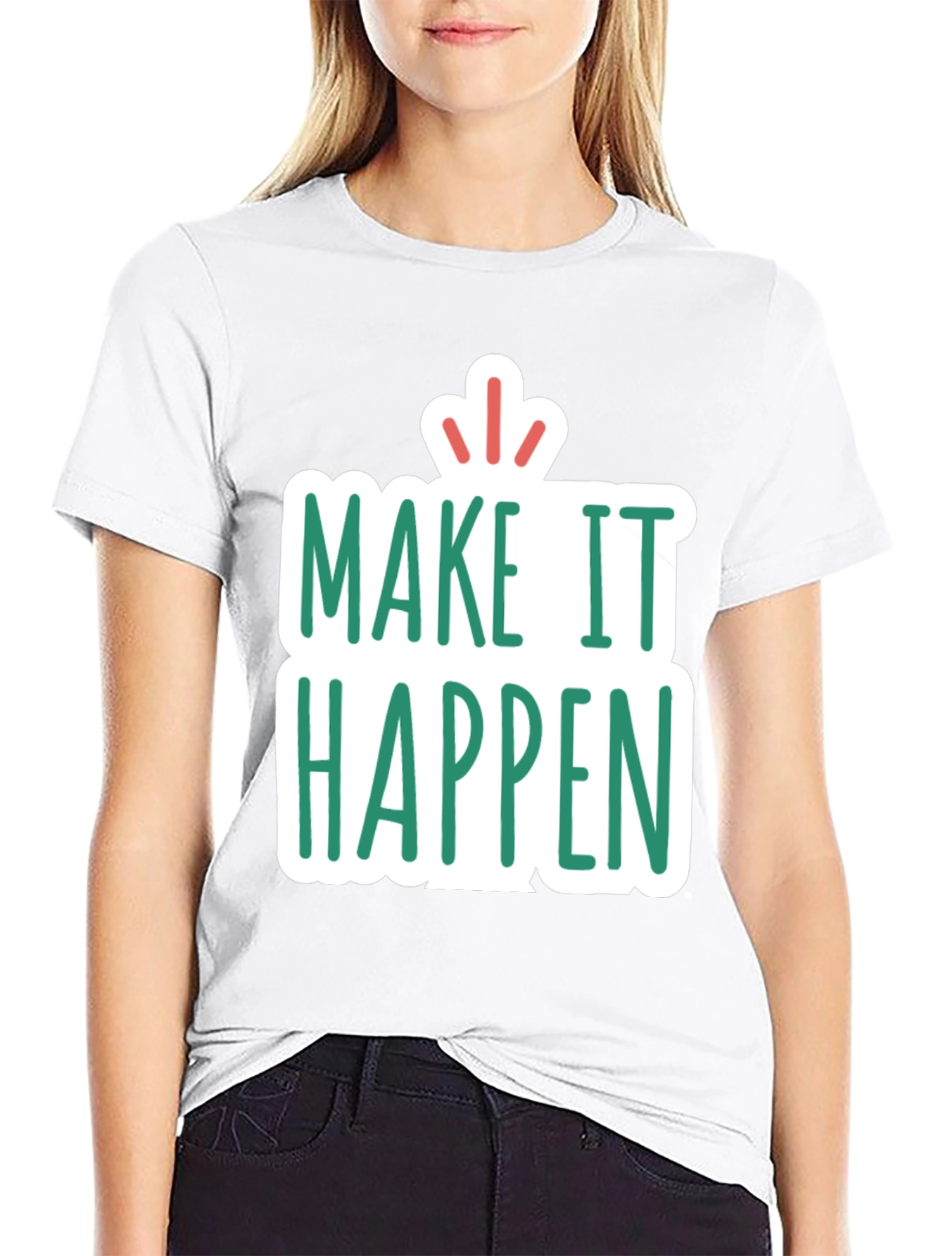 Make it Happen Graphic Tee - Black