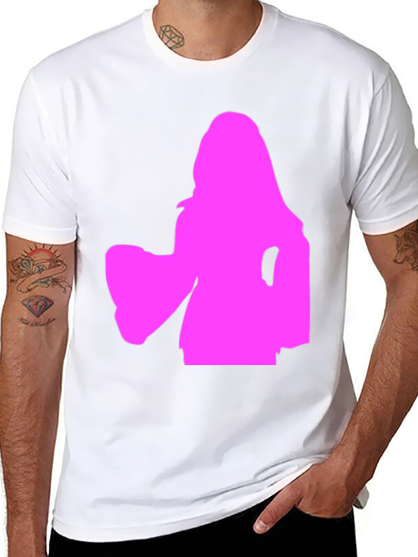 Silhouette Graphic Tee - Black